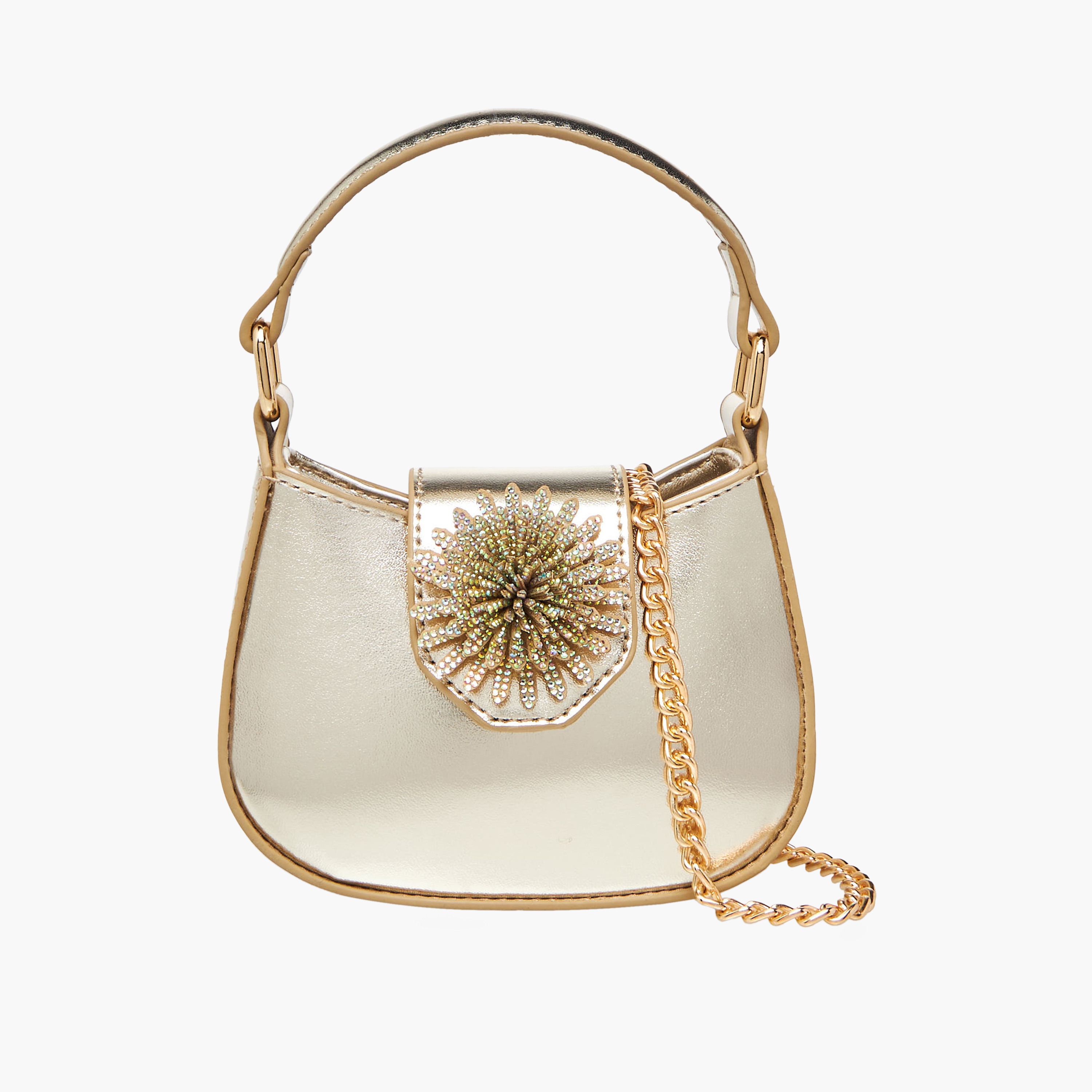 Celeste Embellished Crossbody Bag with Chain Strap-girls-accessories-bags-image-1