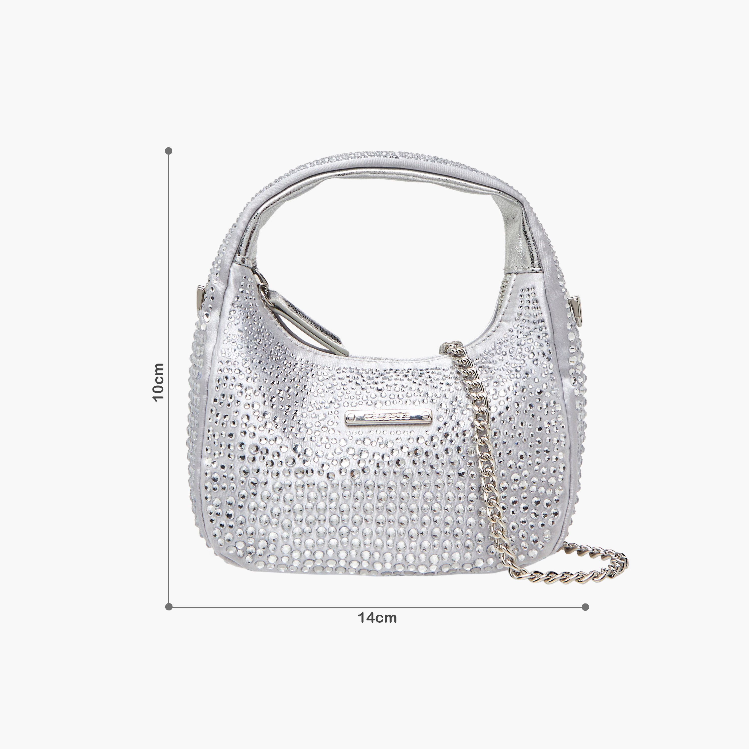 Celeste Embellished Hobo Bag with Chain Strap-girls-accessories-bags-image-2