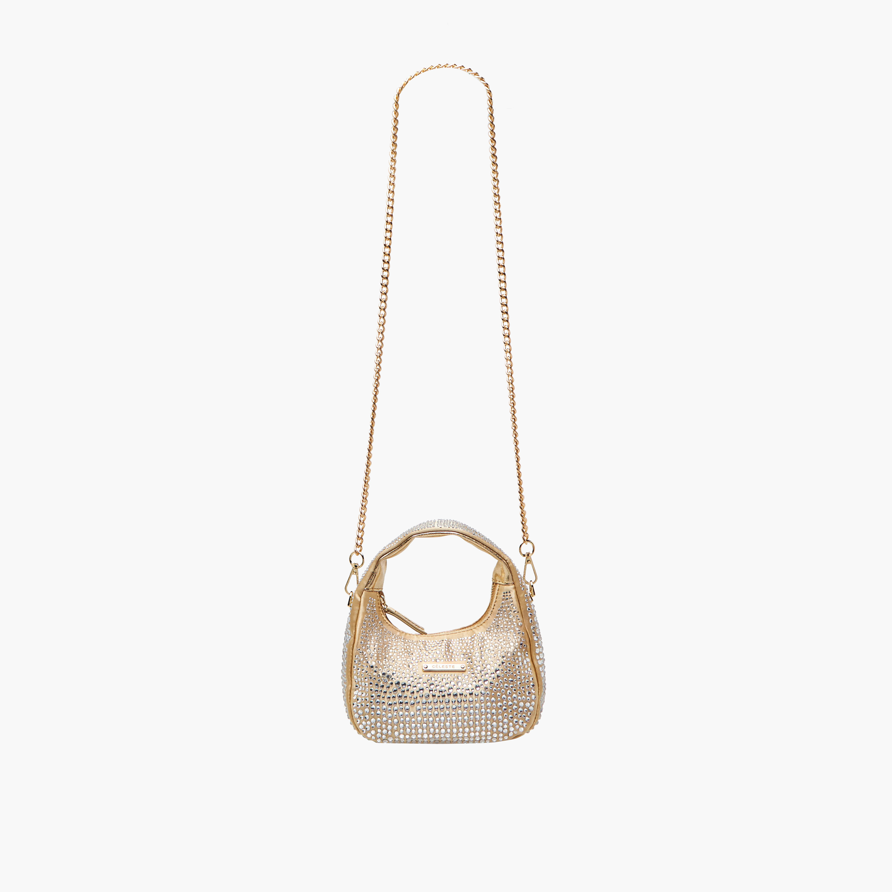 Celeste Embellished Hobo Bag with Chain Strap-girls-accessories-bags-image-3