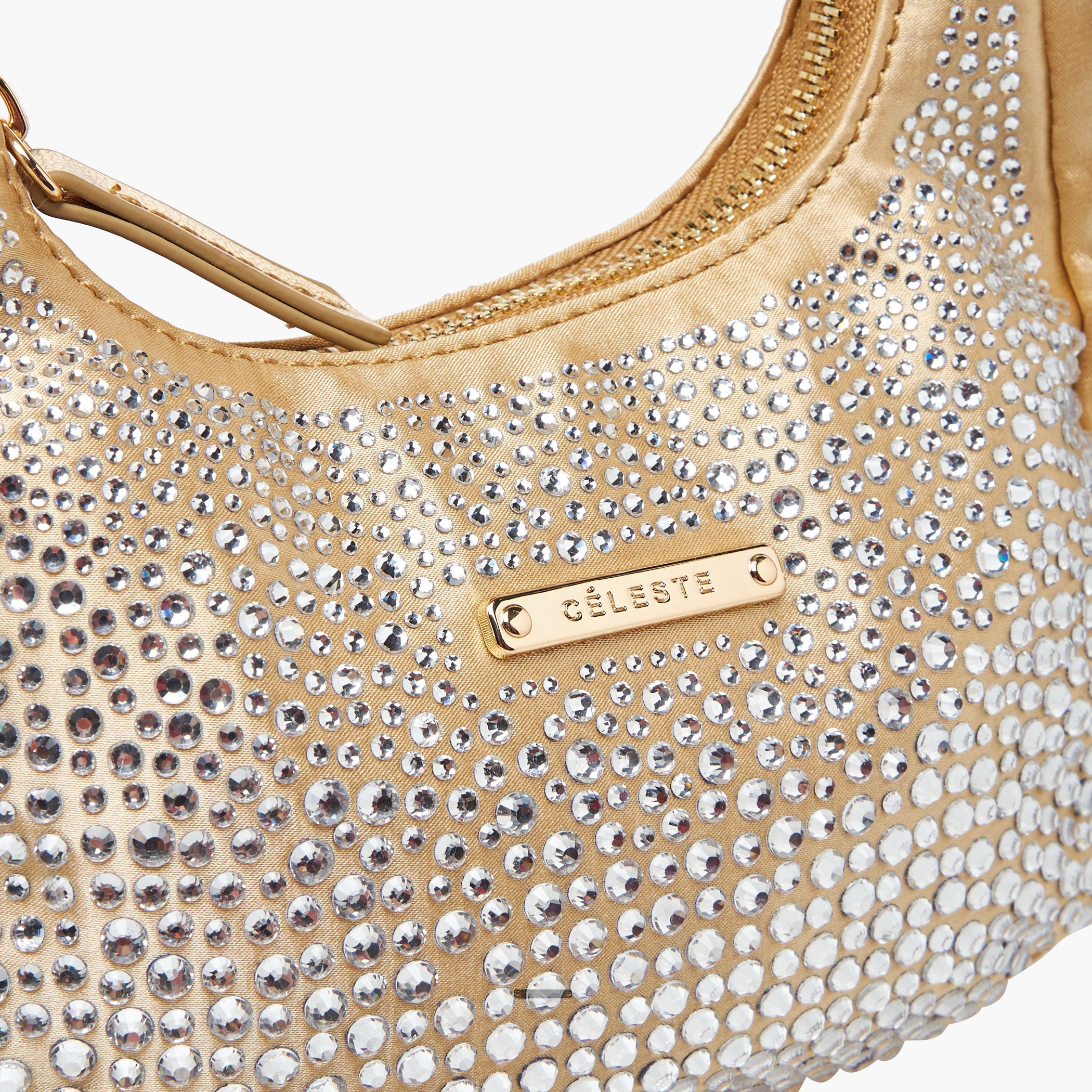 Celeste Embellished Hobo Bag with Chain Strap-girls-accessories-bags-image-5