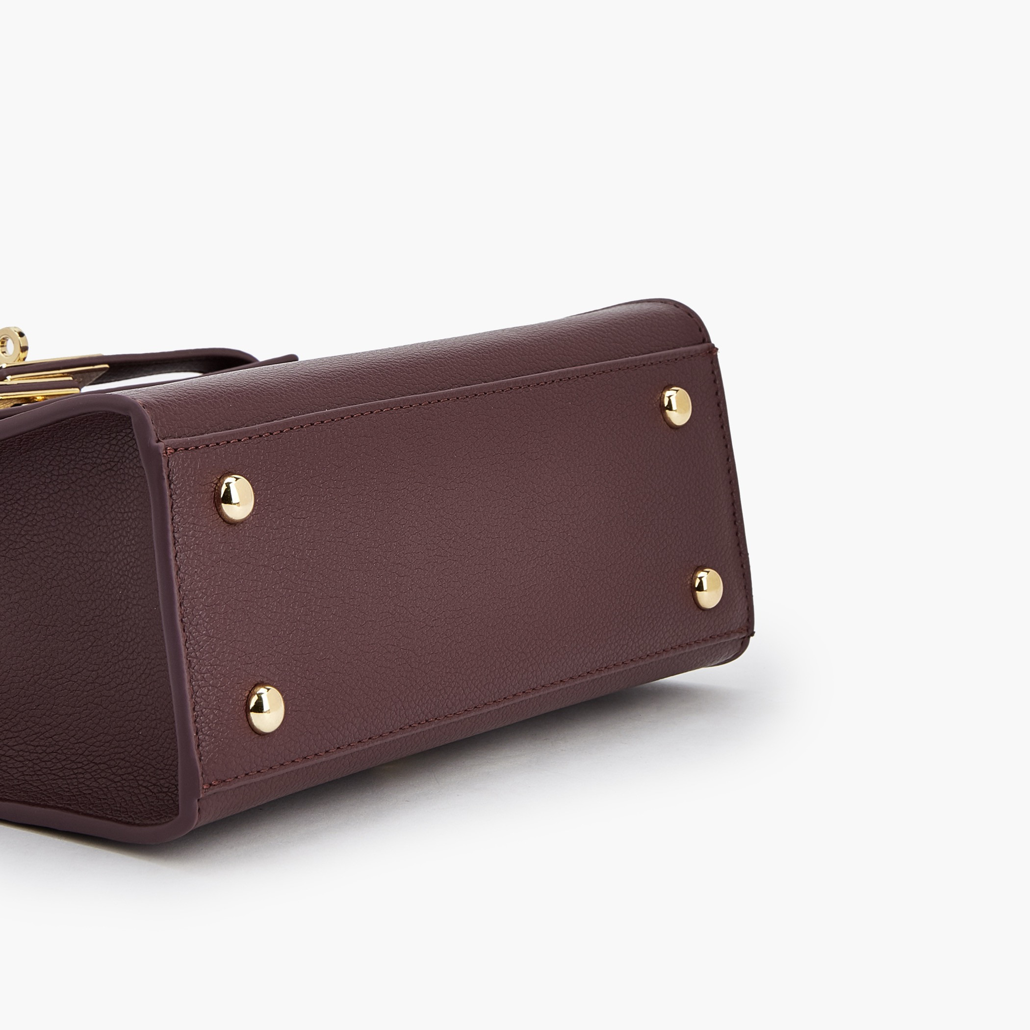 Le Confort Textured Satchel Bag with Detachable Strap-women-bagsandwallets-handbags-image-6