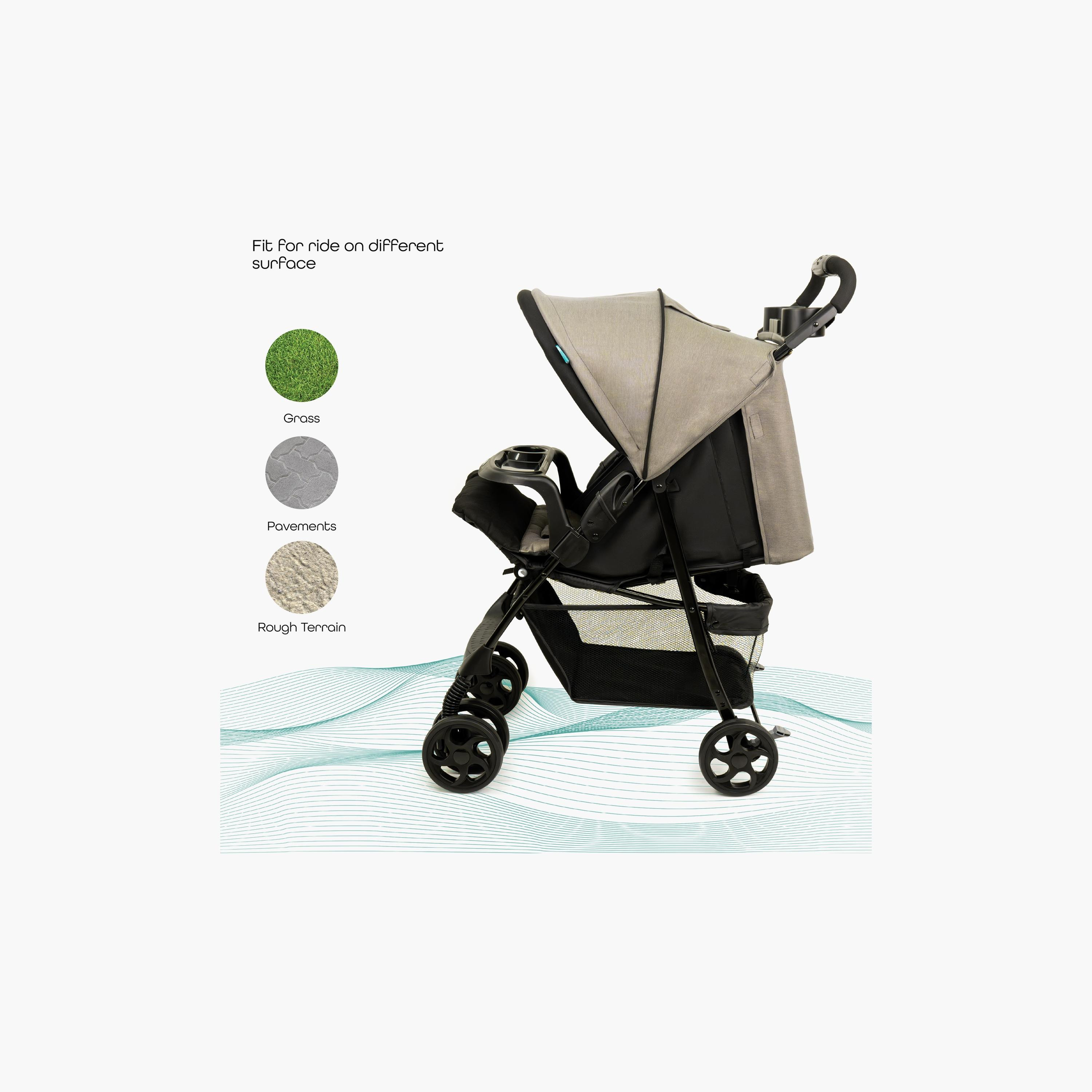 عربة أطفال مترو إيربان من مون مع مظلة شمس وحزام أمان بخمس نقاط-baby-gear-strollersandprams-strollers-image-6