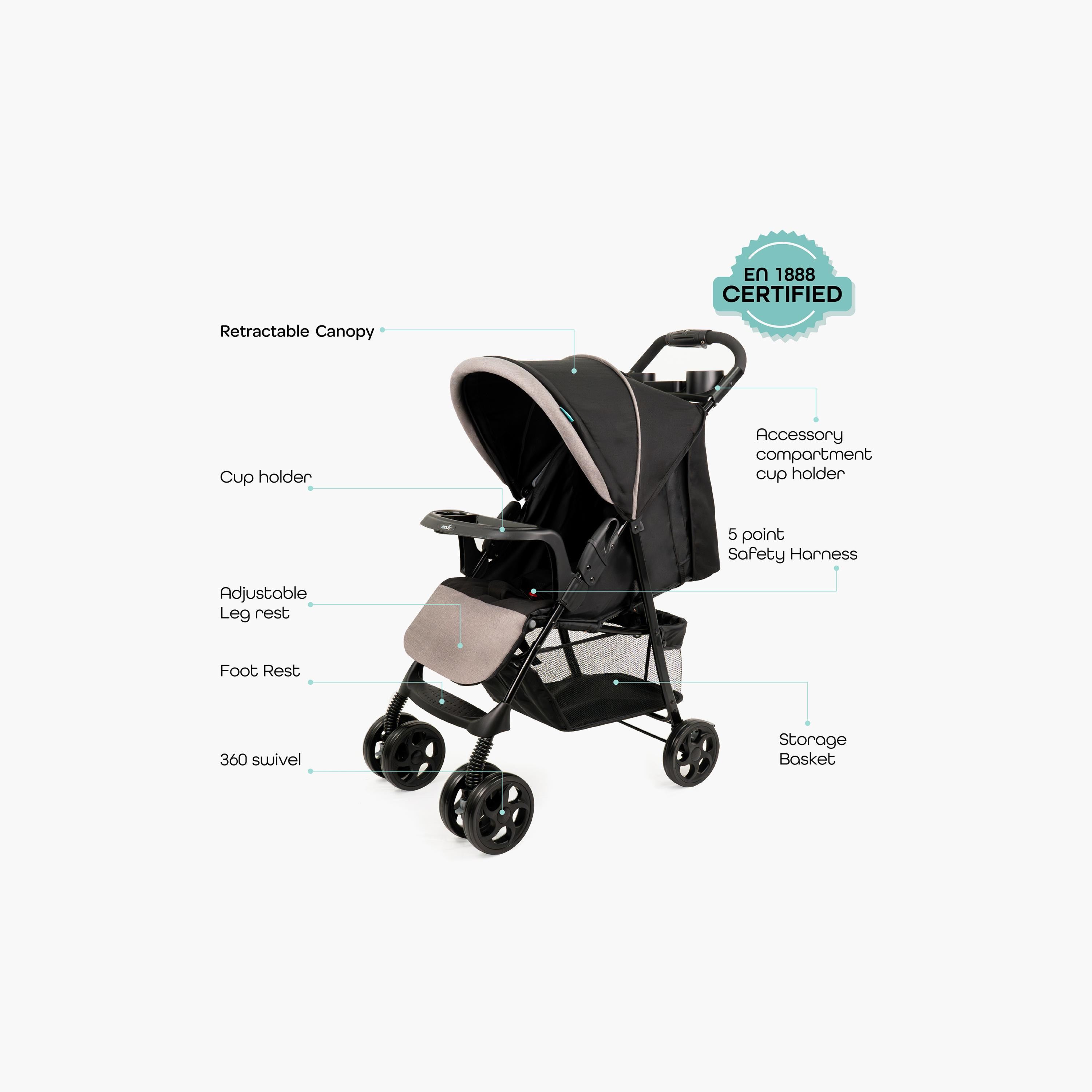 عربة أطفال مترو إيربان من مون مع مظلة شمس وحزام أمان بخمس نقاط-baby-gear-strollersandprams-strollers-image-16