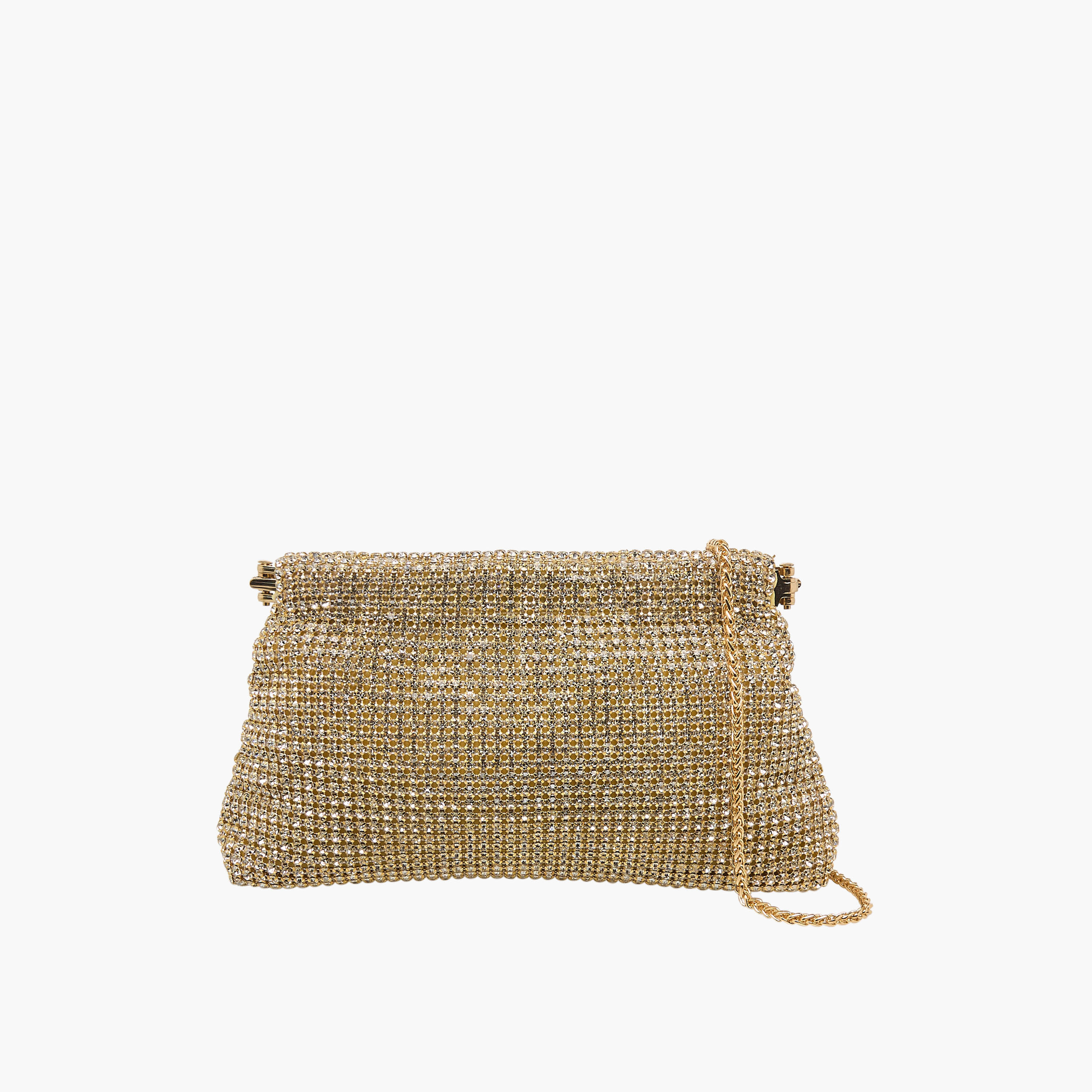شنطة كلاتش مزينة بسلسلة معدنية من سيليست-women-bagsandwallets-handbags-image-1
