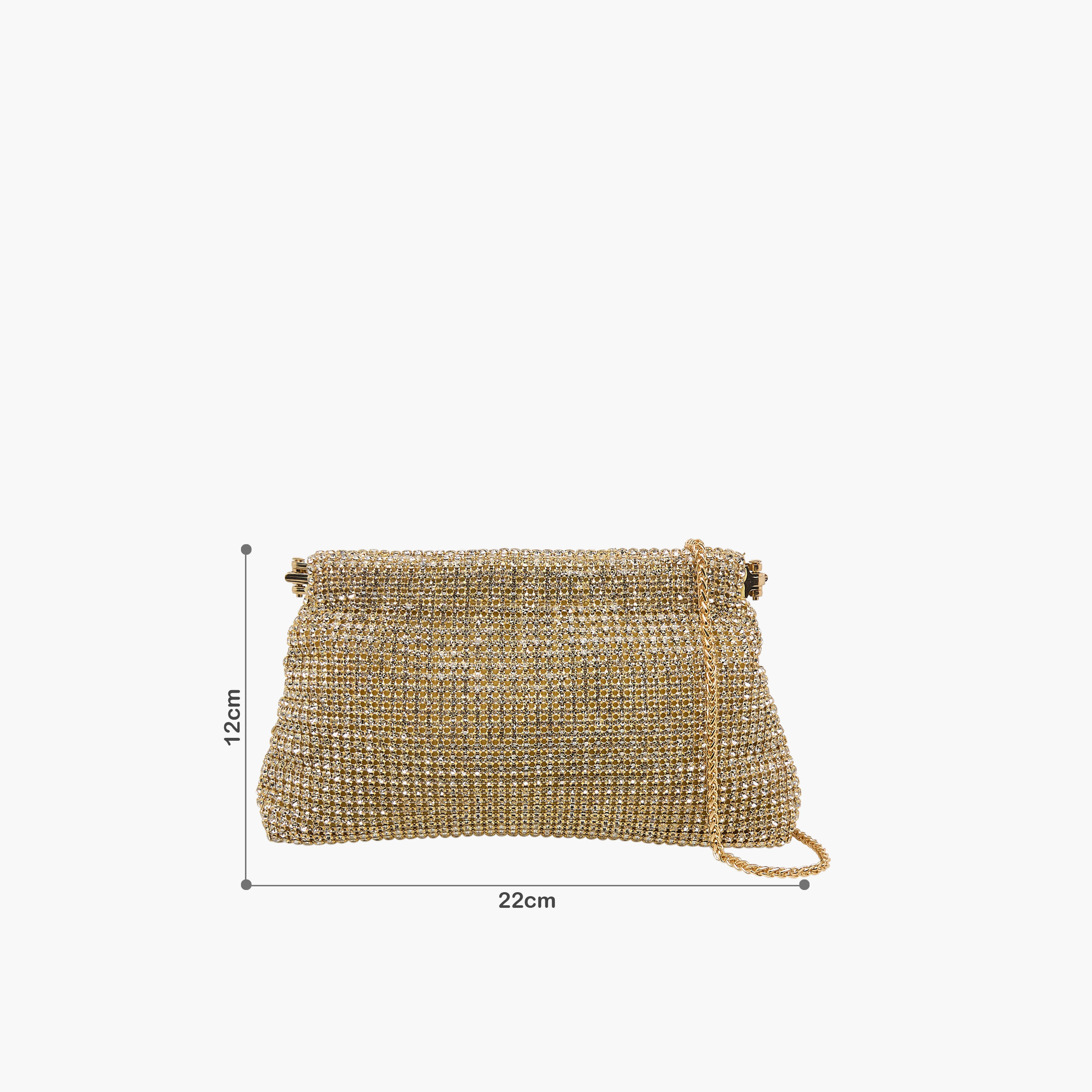 شنطة كلاتش مزينة بسلسلة معدنية من سيليست-women-bagsandwallets-handbags-image-3