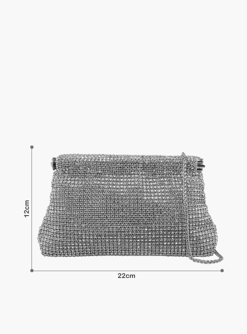شنطة كلاتش مزينة بسلسلة معدنية من سيليست-women-bagsandwallets-handbags-image-3