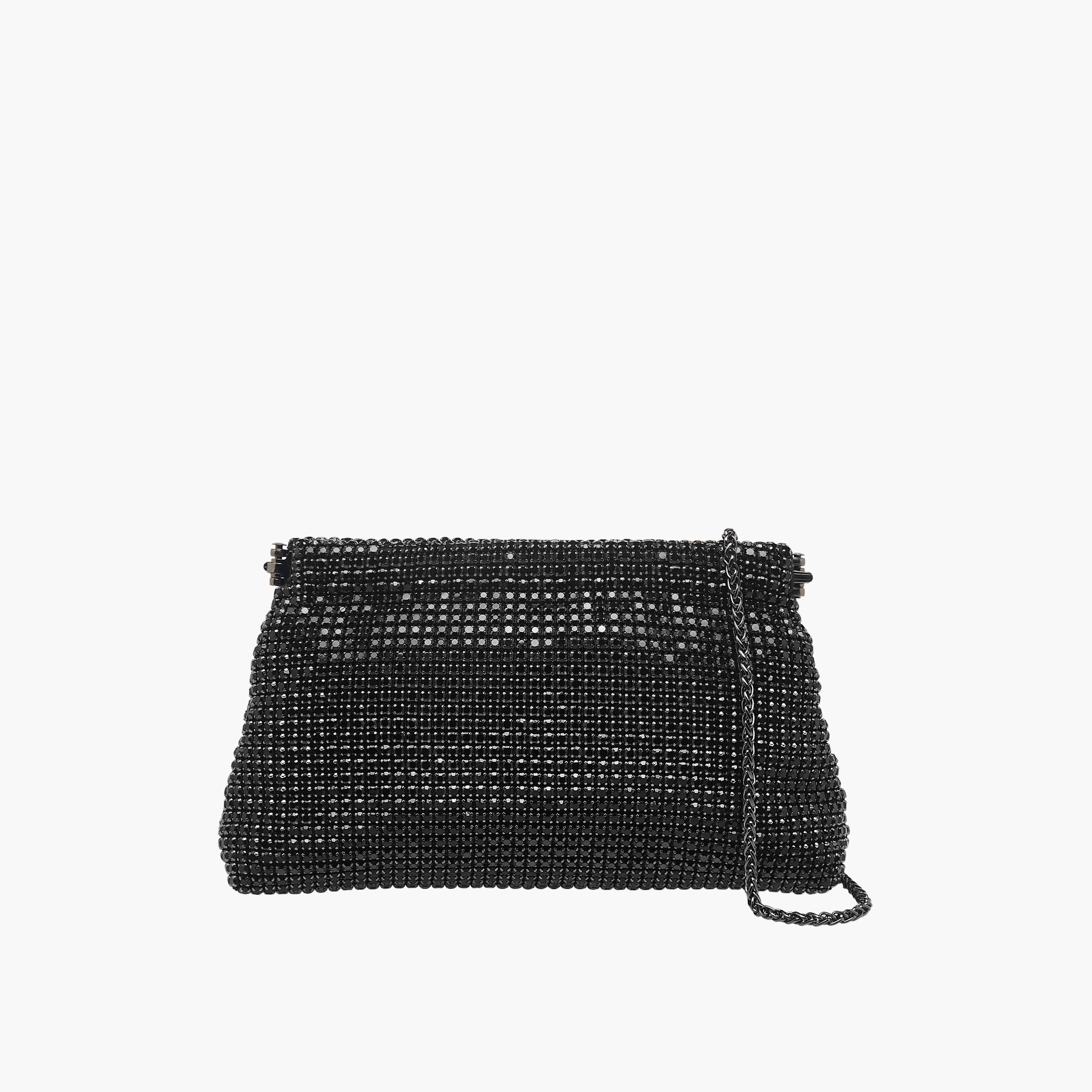 شنطة كلاتش مزينة بسلسلة معدنية من سيليست-women-bagsandwallets-handbags-image-1