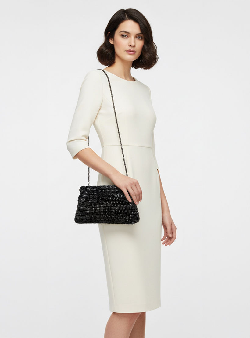 شنطة كلاتش مزينة بسلسلة معدنية من سيليست-women-bagsandwallets-handbags-image-2