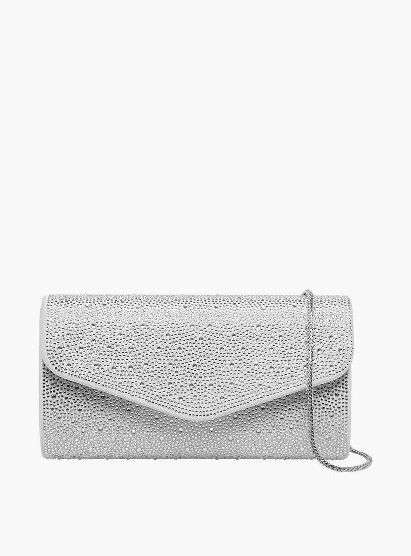 Celeste Embellished Clutch with Chain Strap-women-bagsandwallets-handbags-image-1