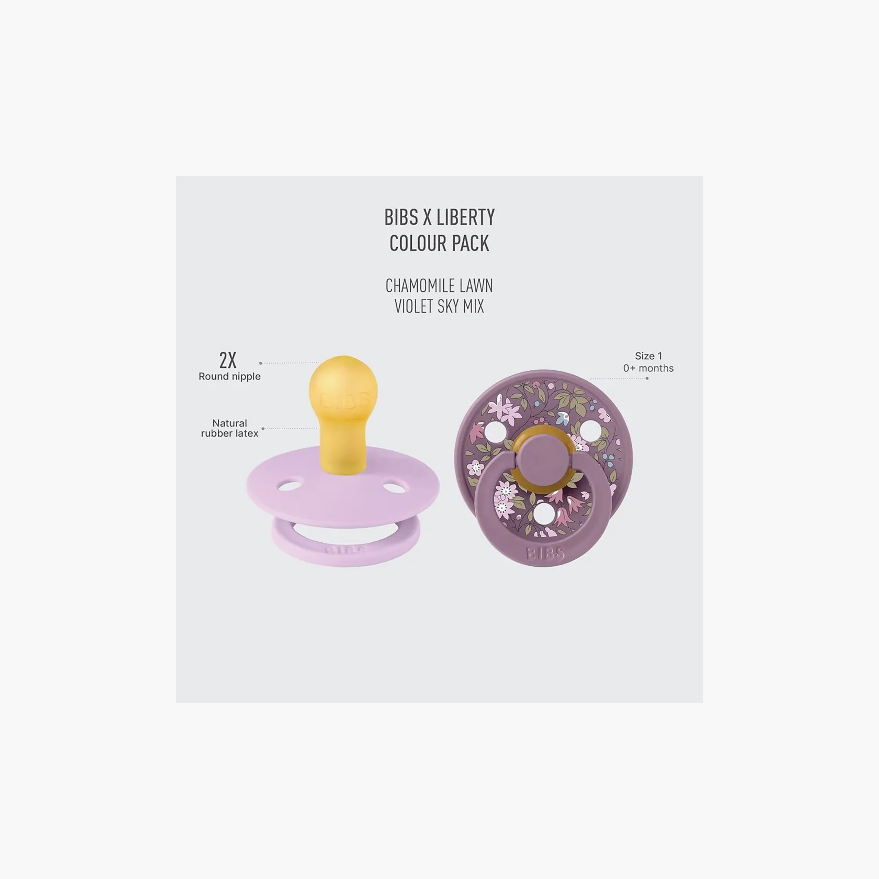 لهايات أطفال بفتحات تهوية من بيبس - عبوة من قطعتين - من الولادة ​ف​أكثر-baby-feeding-pacifiers-image-8