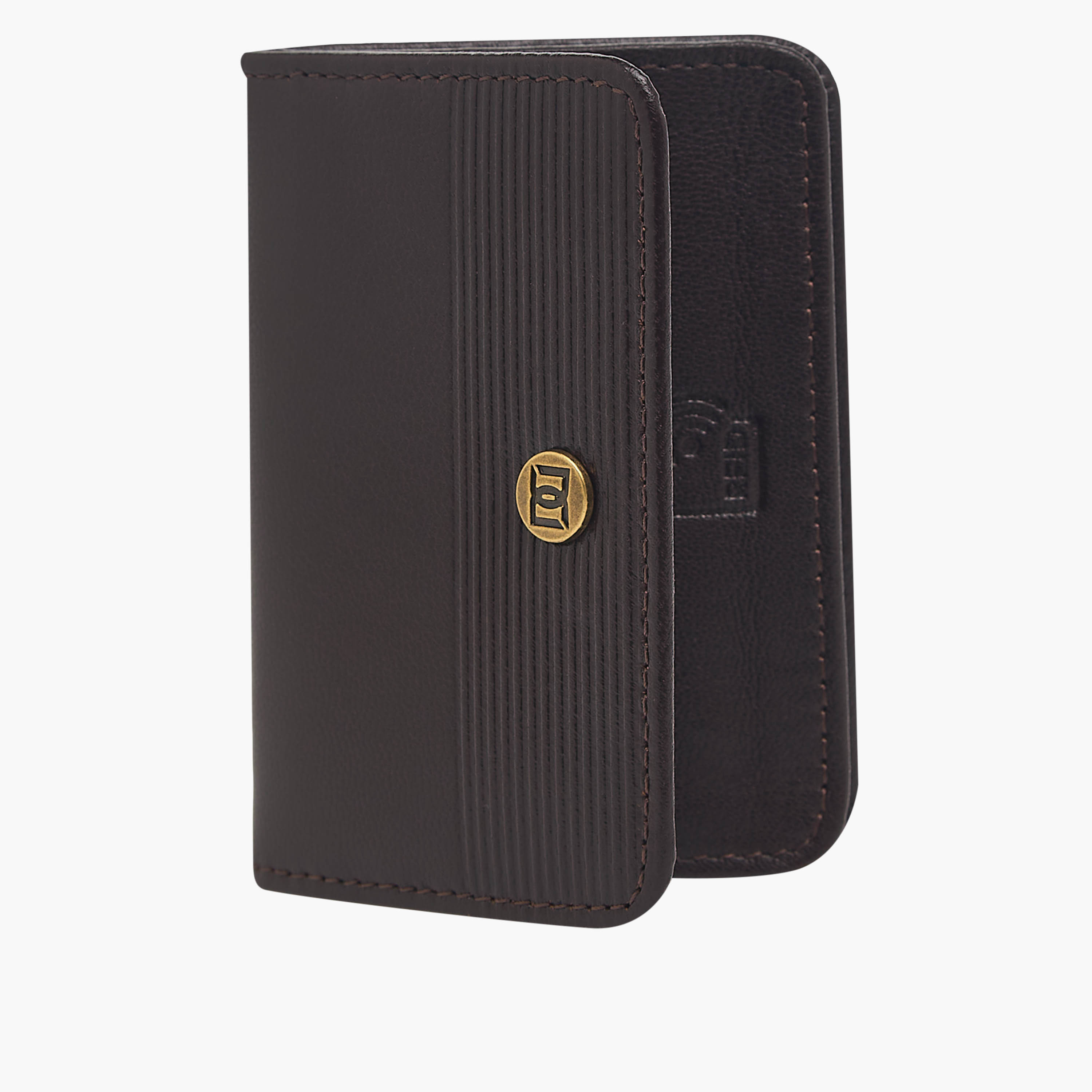 Duchini Mens Bi-Fold Leather Card Holder-men-beltsandwallets-wallets-image-2