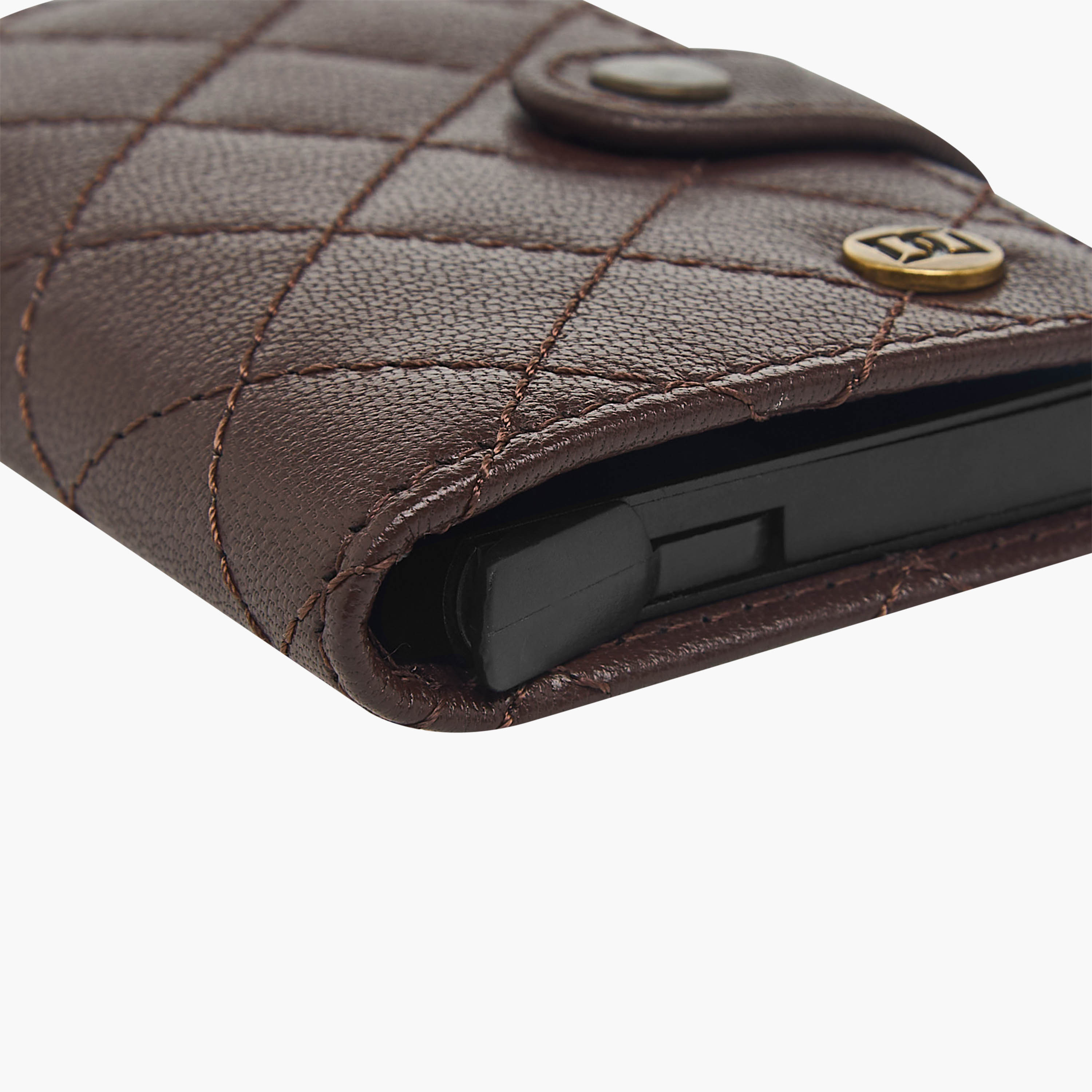 Duchini Men Bi-Fold Leather Automatic Card Holder-men-beltsandwallets-wallets-image-3