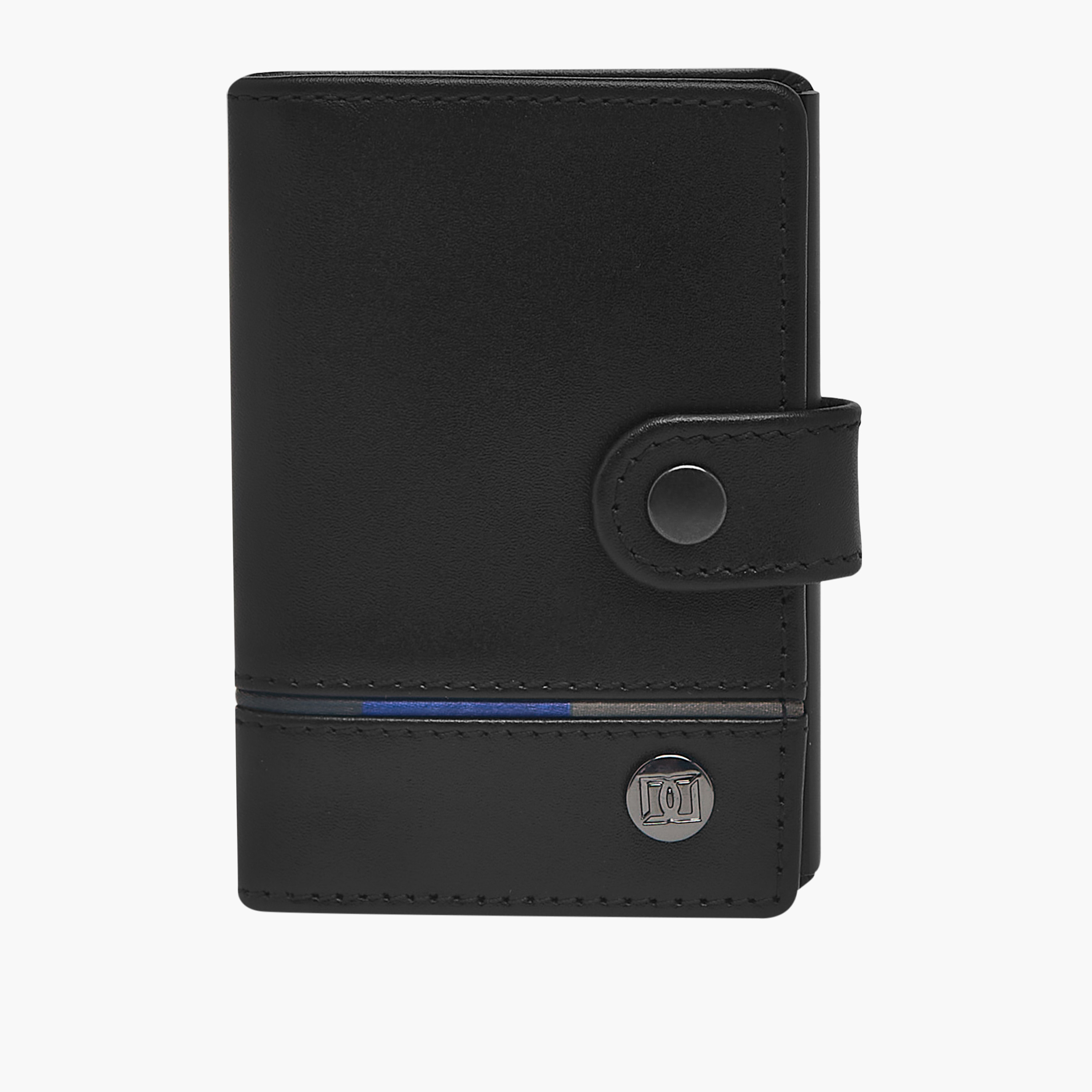 Duchini Men Bi-Fold Leather Automatic Card Holder-men-beltsandwallets-wallets-image-1