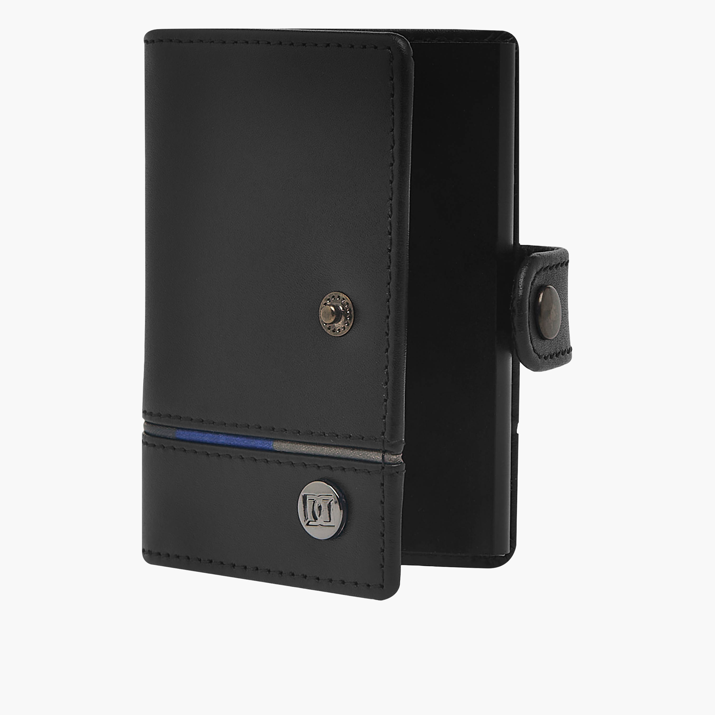 Duchini Men Bi-Fold Leather Automatic Card Holder-men-beltsandwallets-wallets-image-3