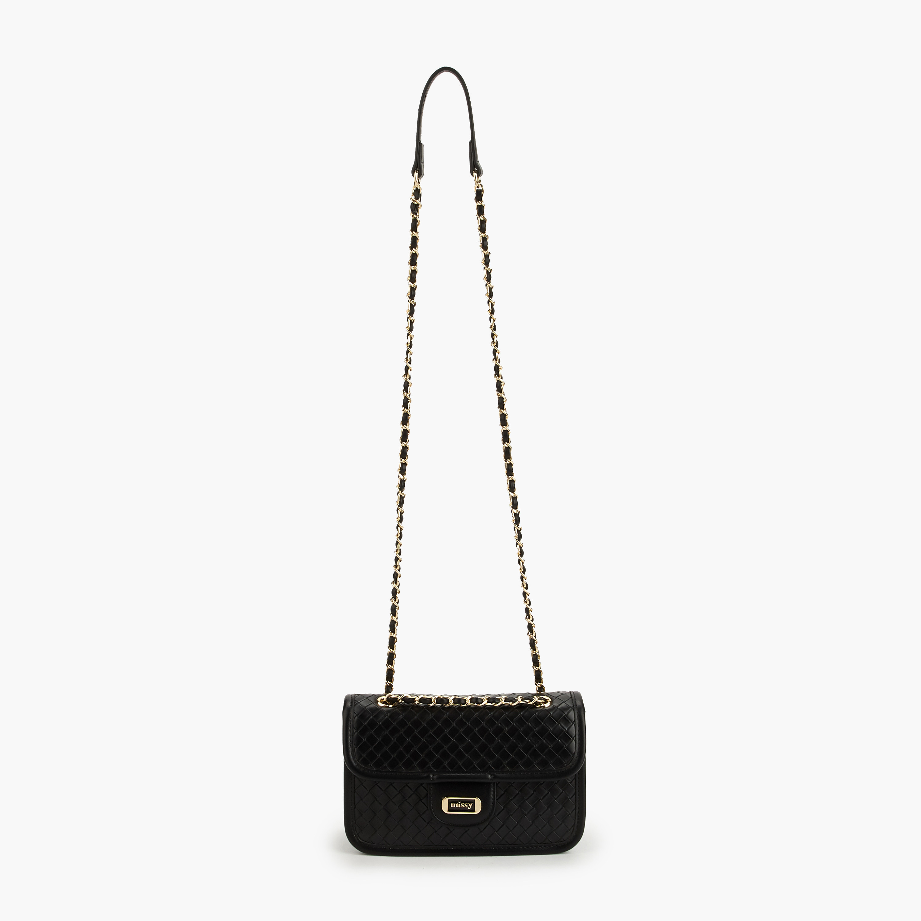 شنطة كروسبودي مبطنة ومنسوجة بمقابض من ميسي-women-bagsandwallets-handbags-image-2
