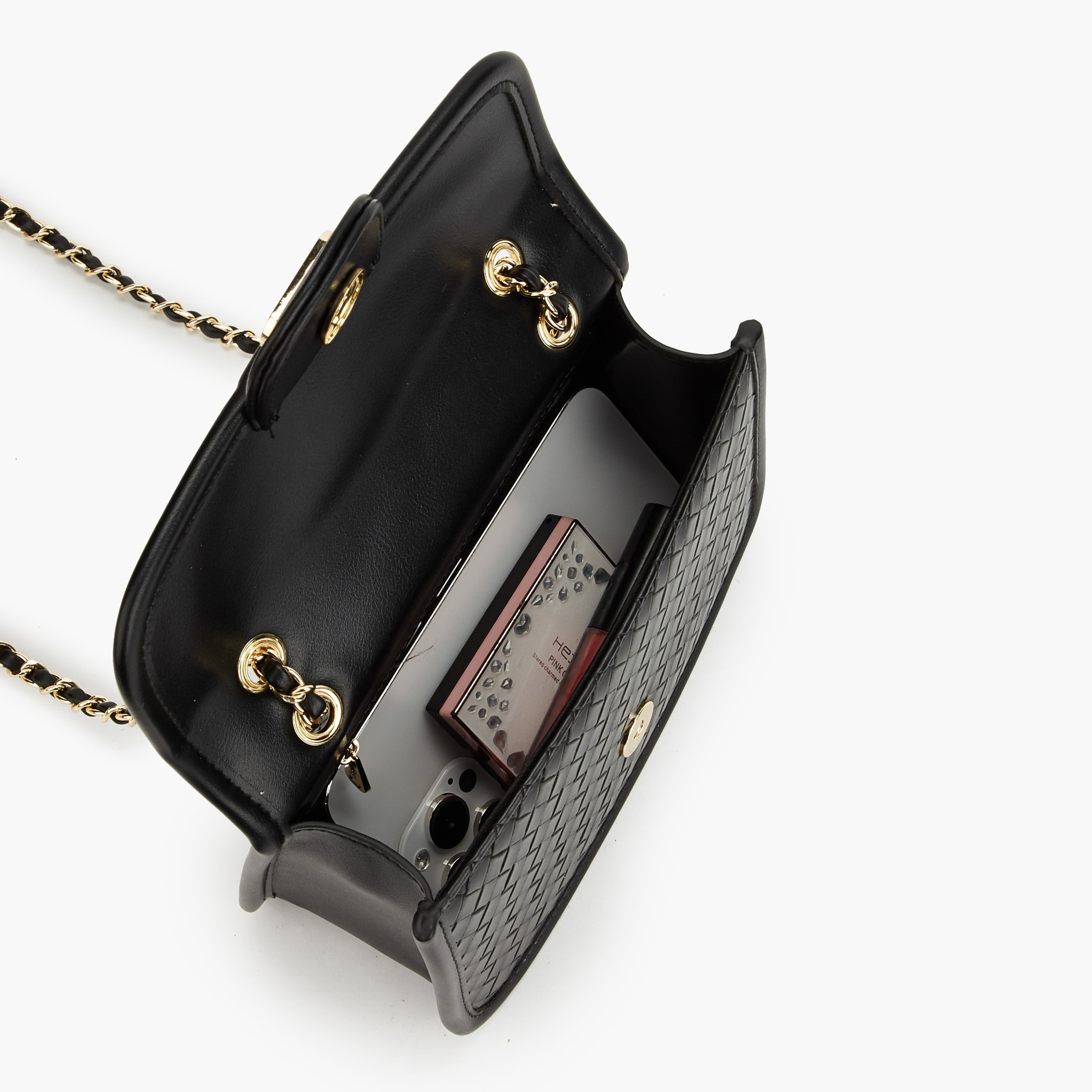 شنطة كروسبودي مبطنة ومنسوجة بمقابض من ميسي-women-bagsandwallets-handbags-image-7
