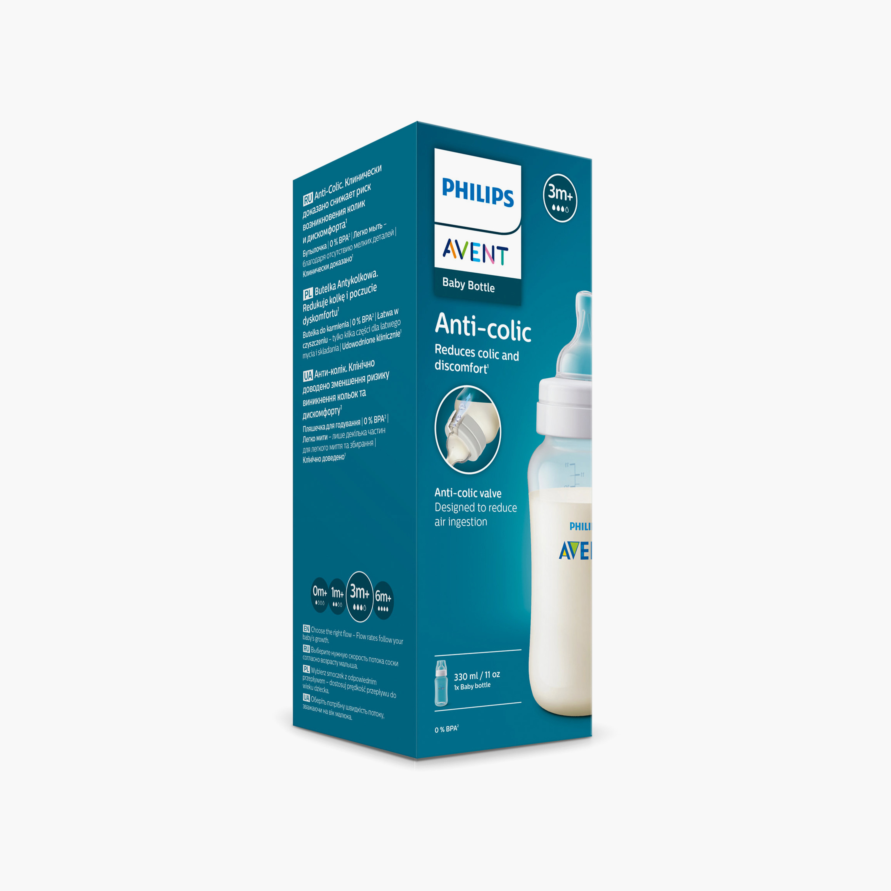 Philips Avent Feeding Bottle with Anti-Colic Valve, 330 ml-baby-feeding-feedingbottles-bottlesandteats-image-3