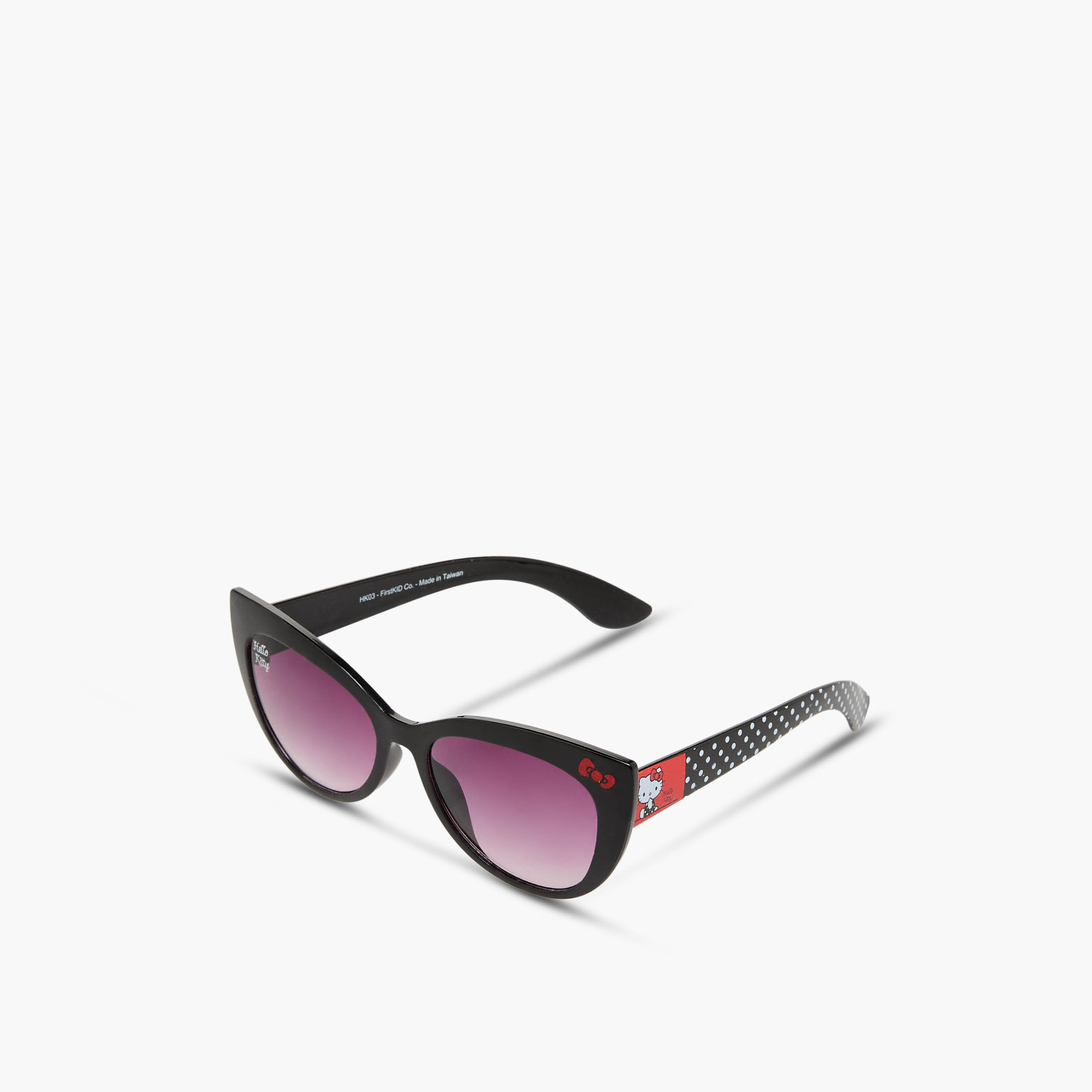 Hello Kitty Sunglasses with Polka Dot Print-girls-accessories-sunglasses-image-1