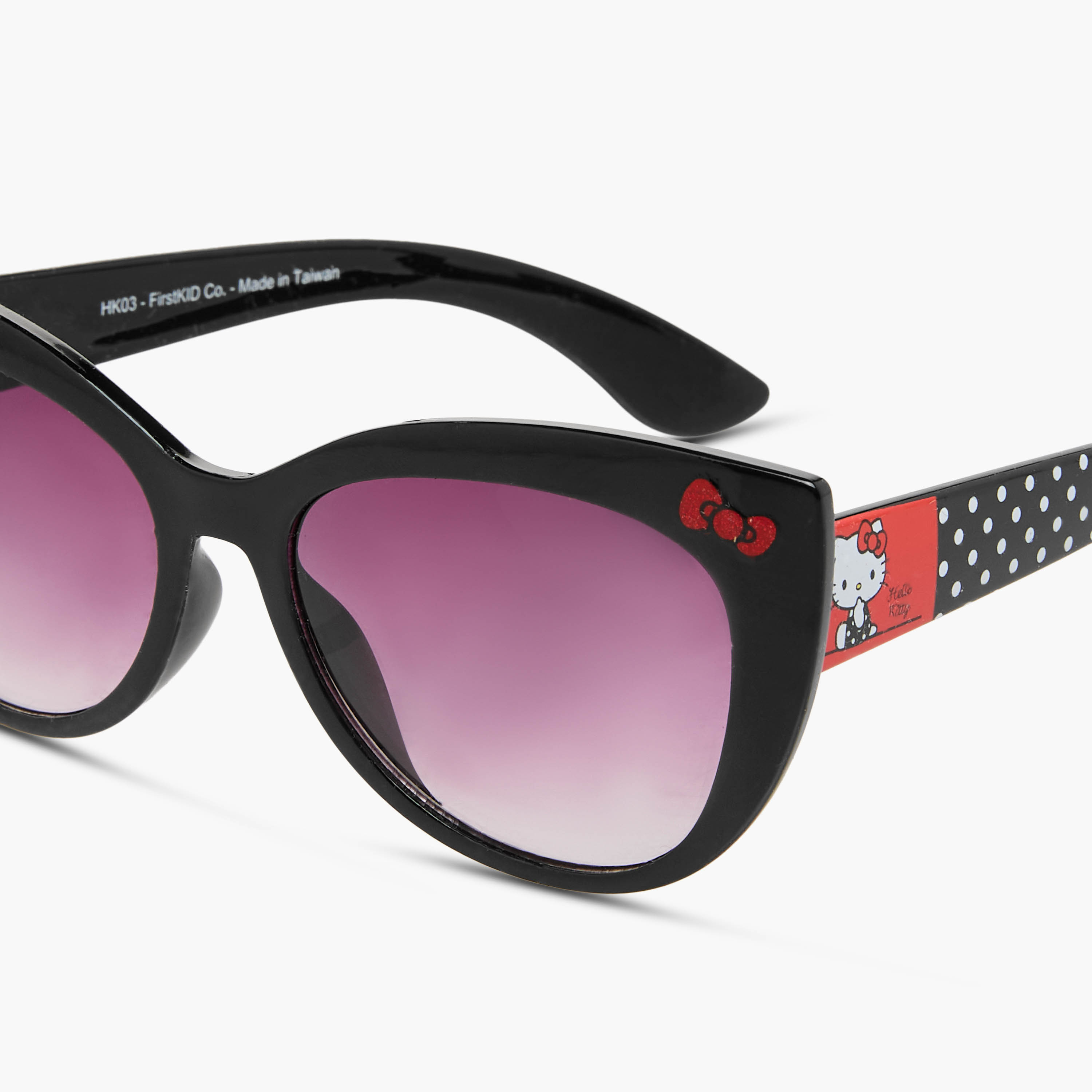 Hello Kitty Sunglasses with Polka Dot Print-girls-accessories-sunglasses-image-5