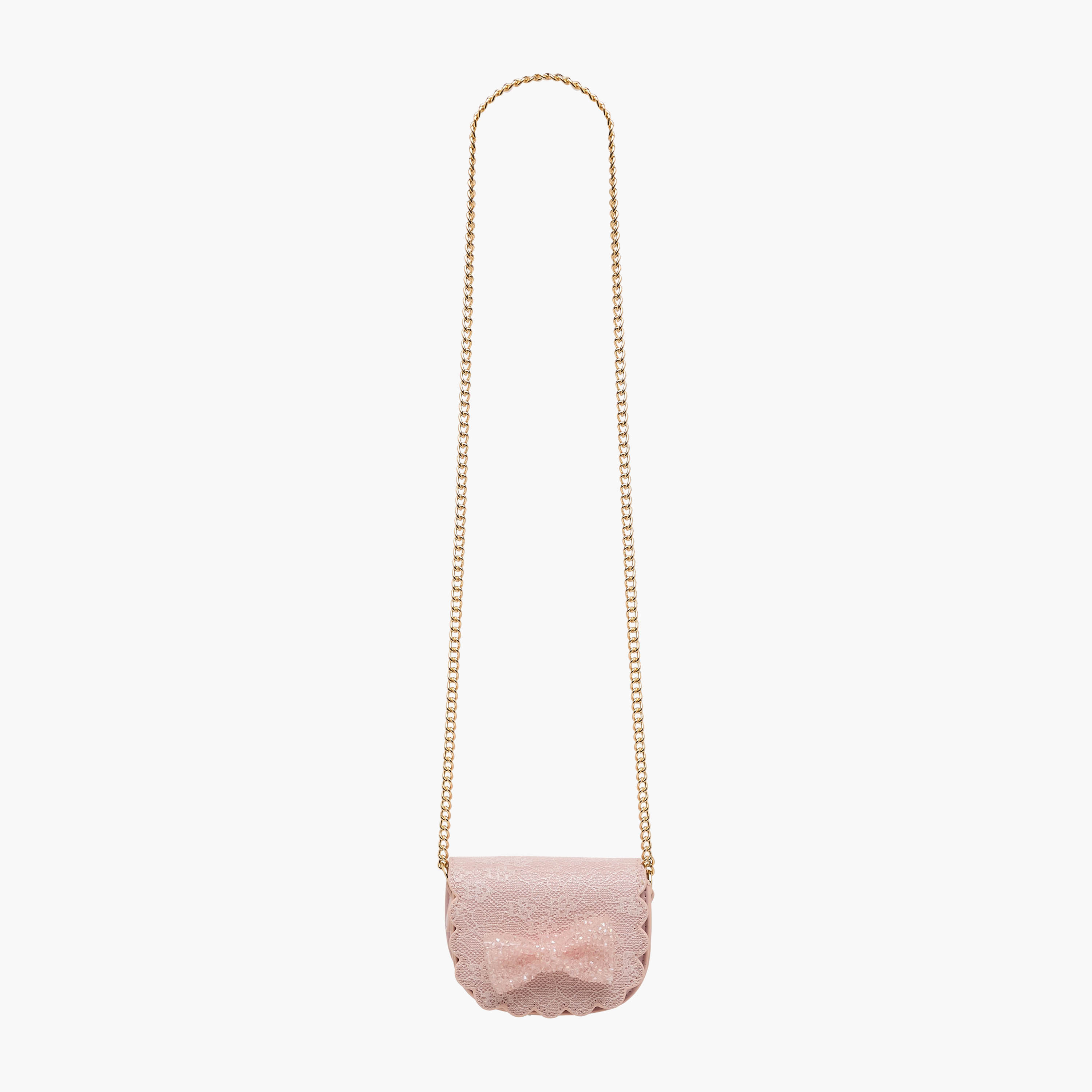 Little Missy Bow Embellished Crossbody Bag with Chain Strap-girls-accessories-bags-image-3