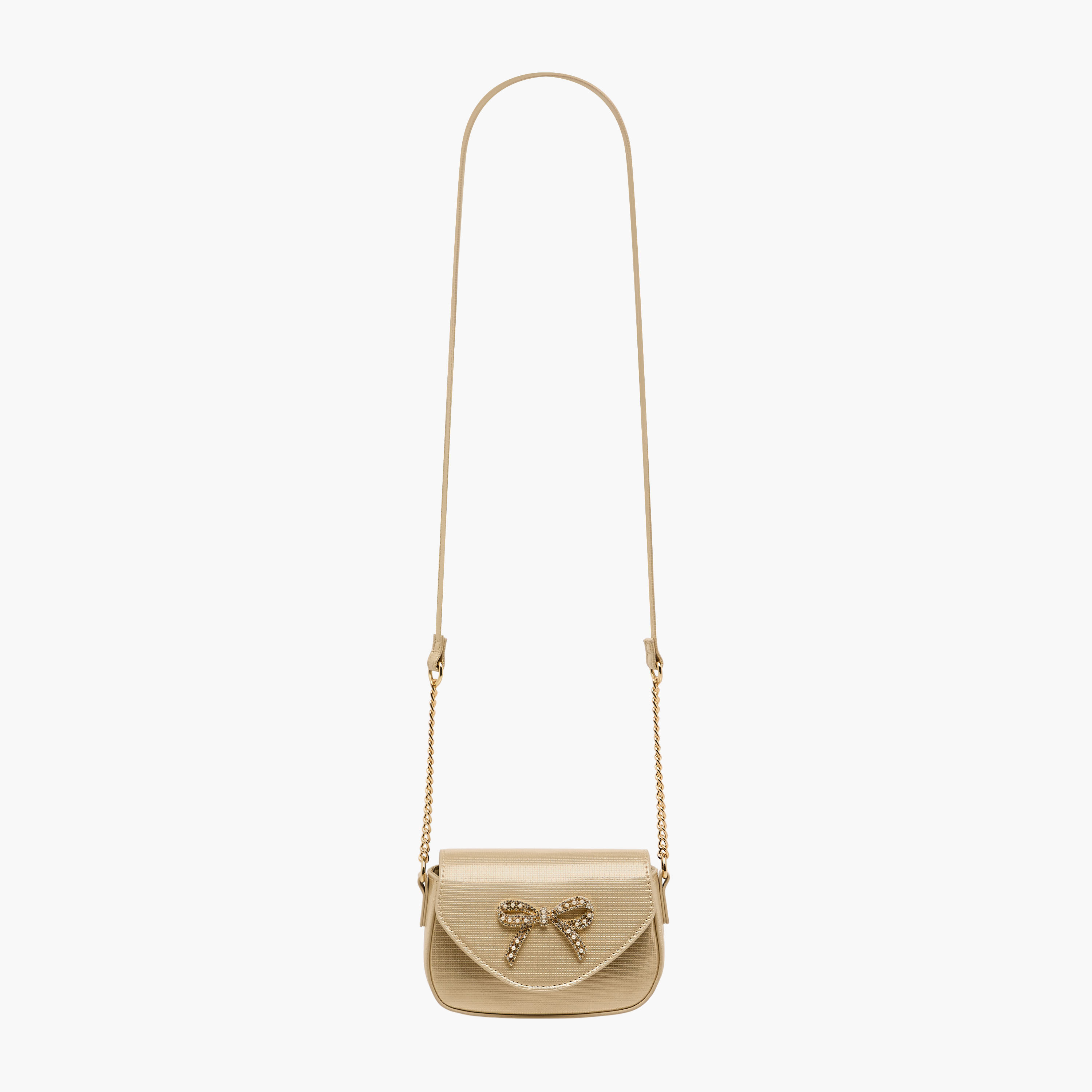 Celeste Bow Embellished Crossbody Bag with Chain Strap-girls-accessories-bags-image-3