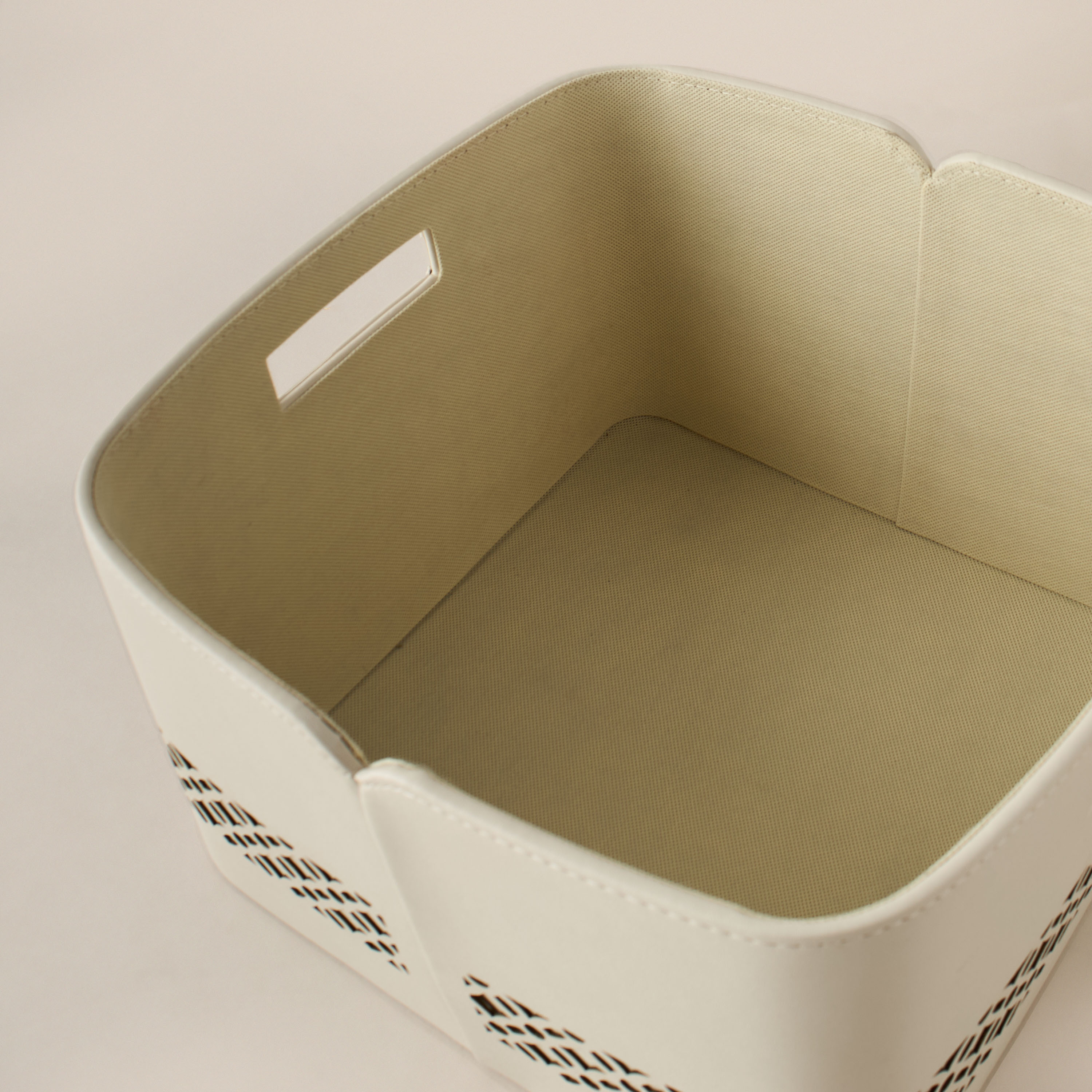 Cutwork Accent Storage Basket - 32x31x21 cms-household-storage-storagesolutions-storageboxesandbaskets-image-3
