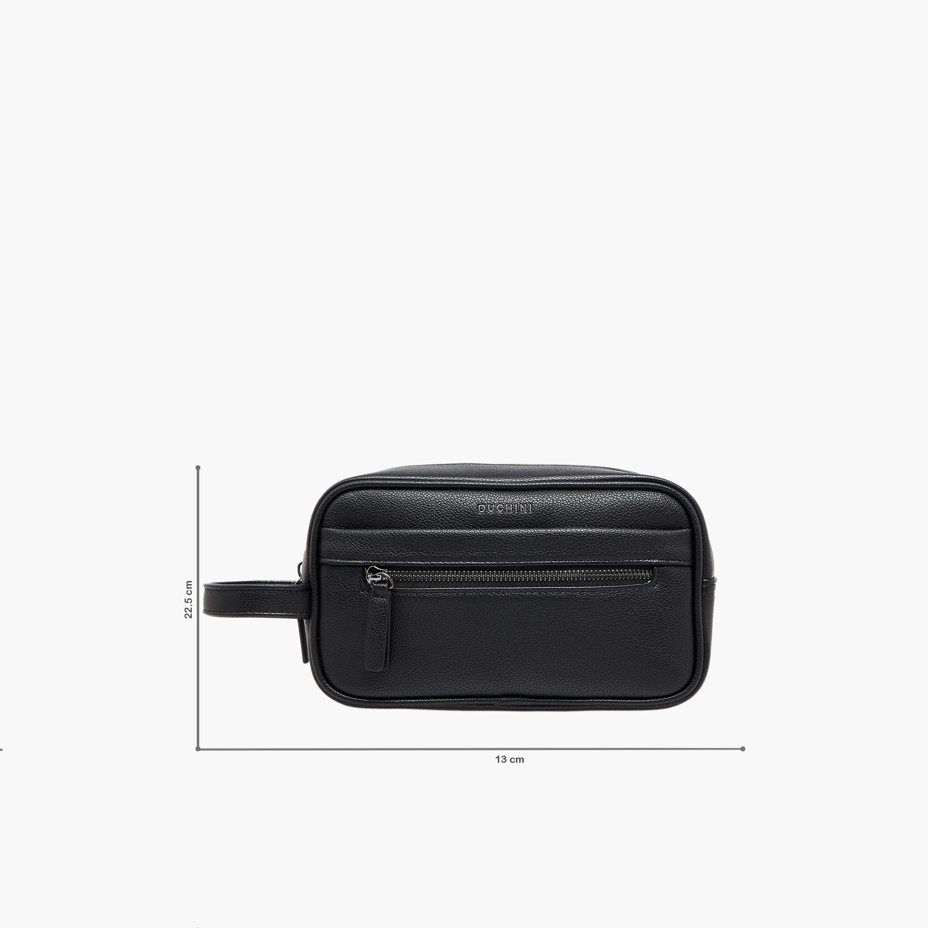 Duchini Men Solid  Wrist Strap Pouch-men-bags-image-2