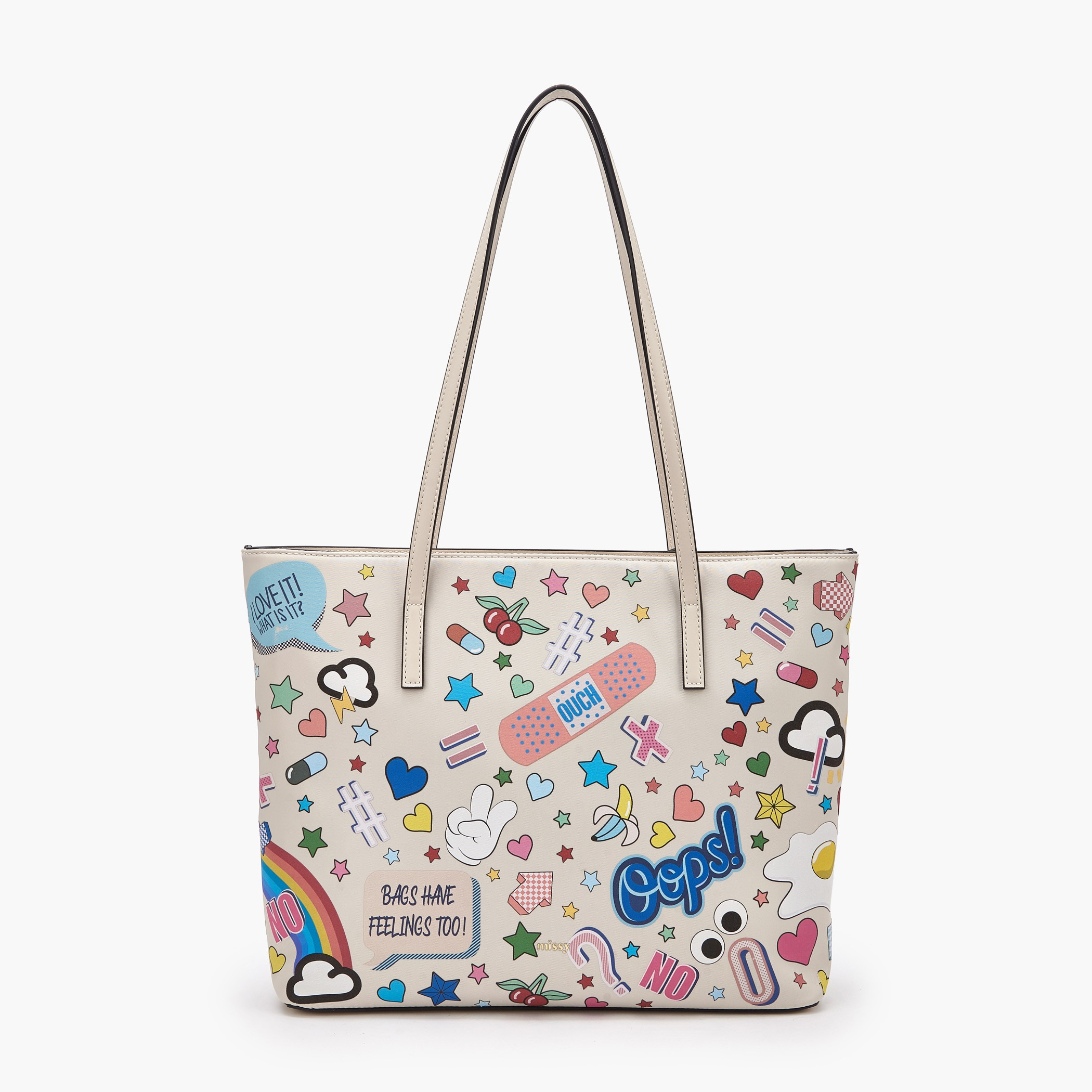 Missy Graphic Print Tote Bag with Double Handle-women-bagsandwallets-handbags-image-4
