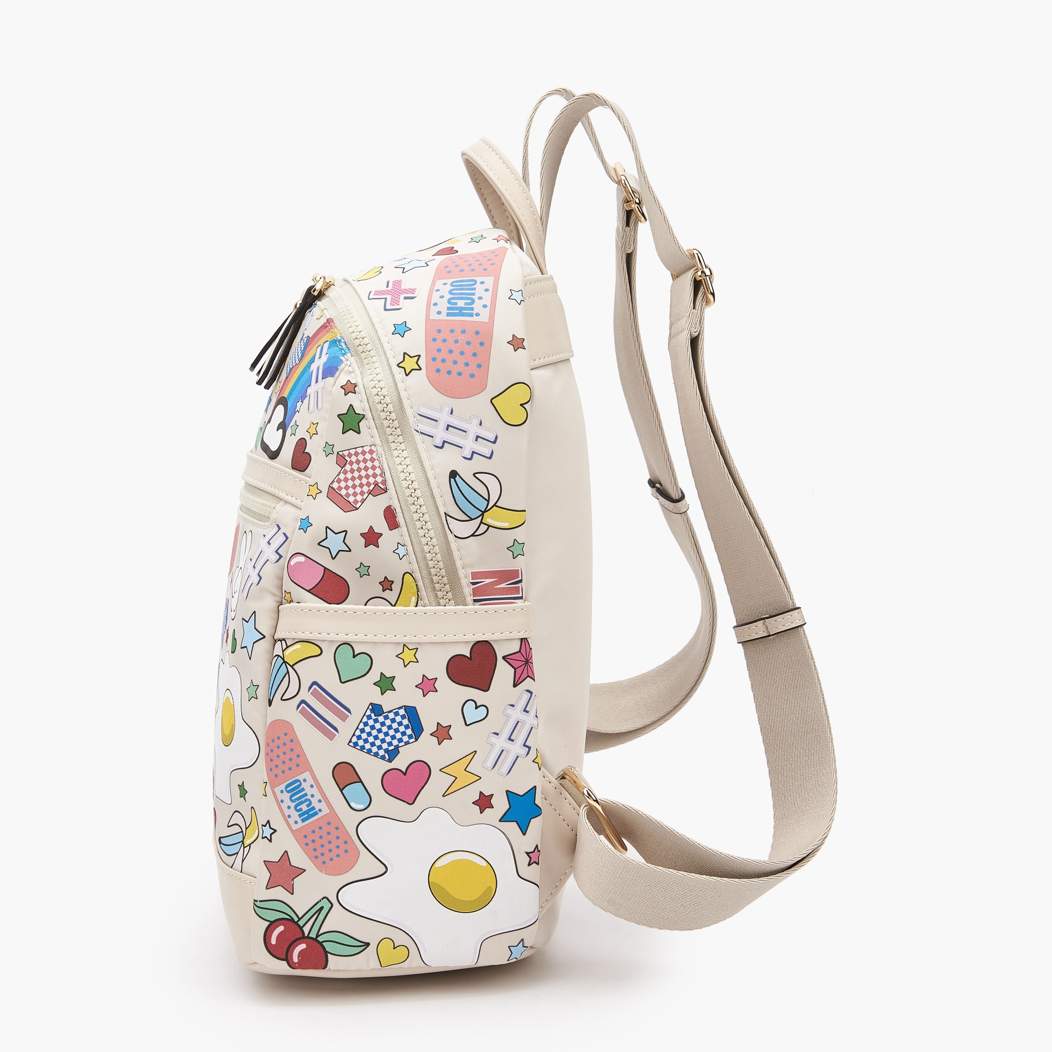 Missy Graphic Print Backpack with Adjustable Straps-women-bagsandwallets-backpacks-image-6