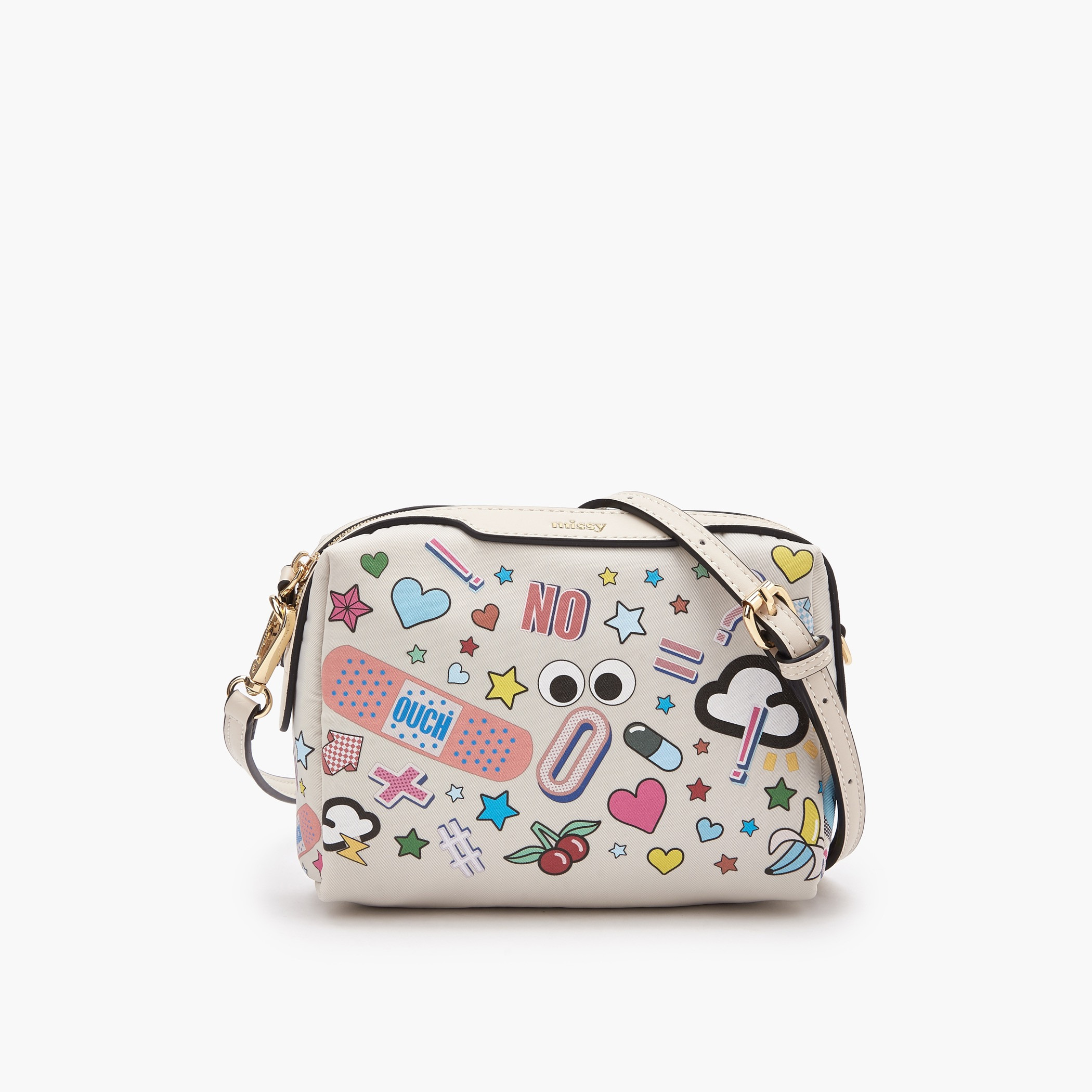 Missy Graphic Print Crossbody Bag with Zip Closure-women-bagsandwallets-handbags-image-1