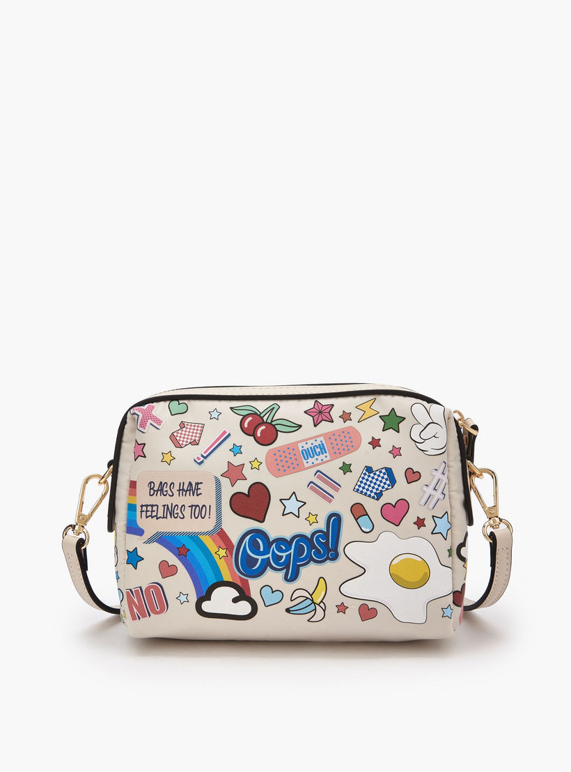 Missy Graphic Print Crossbody Bag with Zip Closure-women-bagsandwallets-handbags-image-5