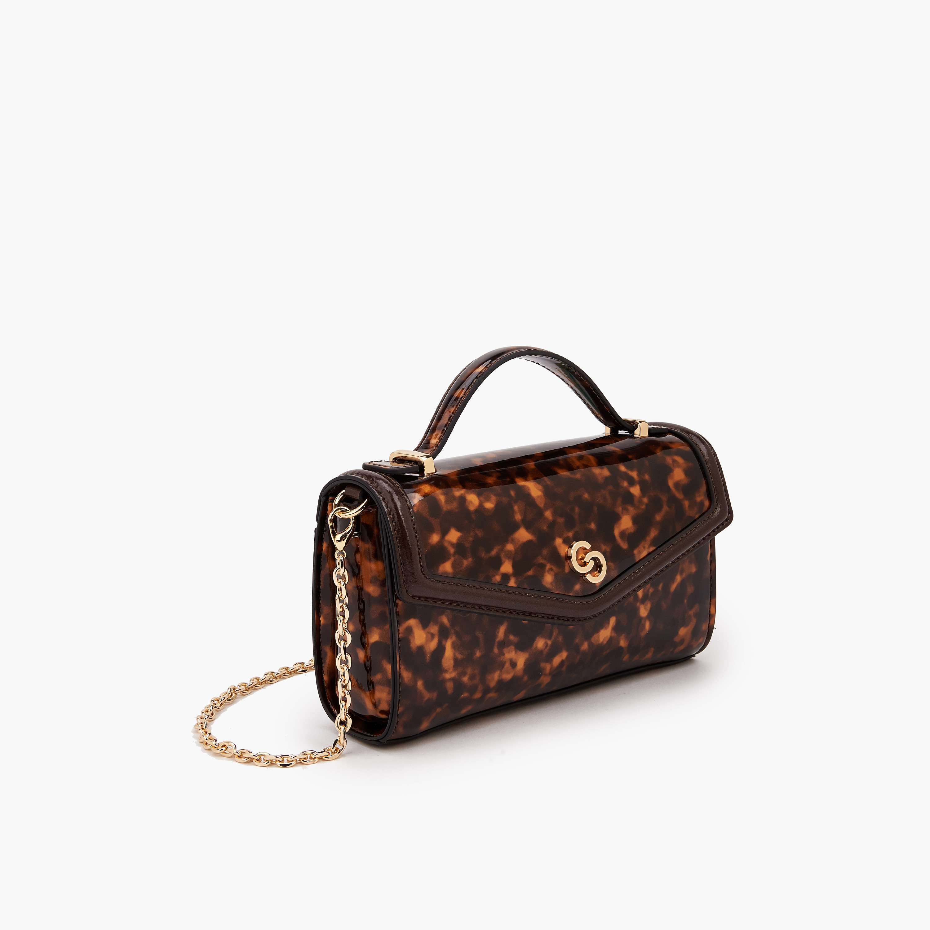 شنطة كروس بودي بطبعات وحزام سلسلة من سيليست-women-bagsandwallets-handbags-image-4