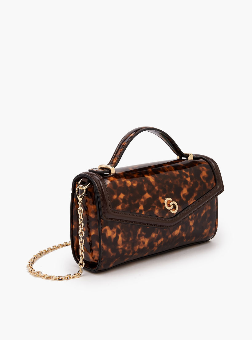 شنطة كروس بودي بطبعات وحزام سلسلة من سيليست-women-bagsandwallets-handbags-image-4