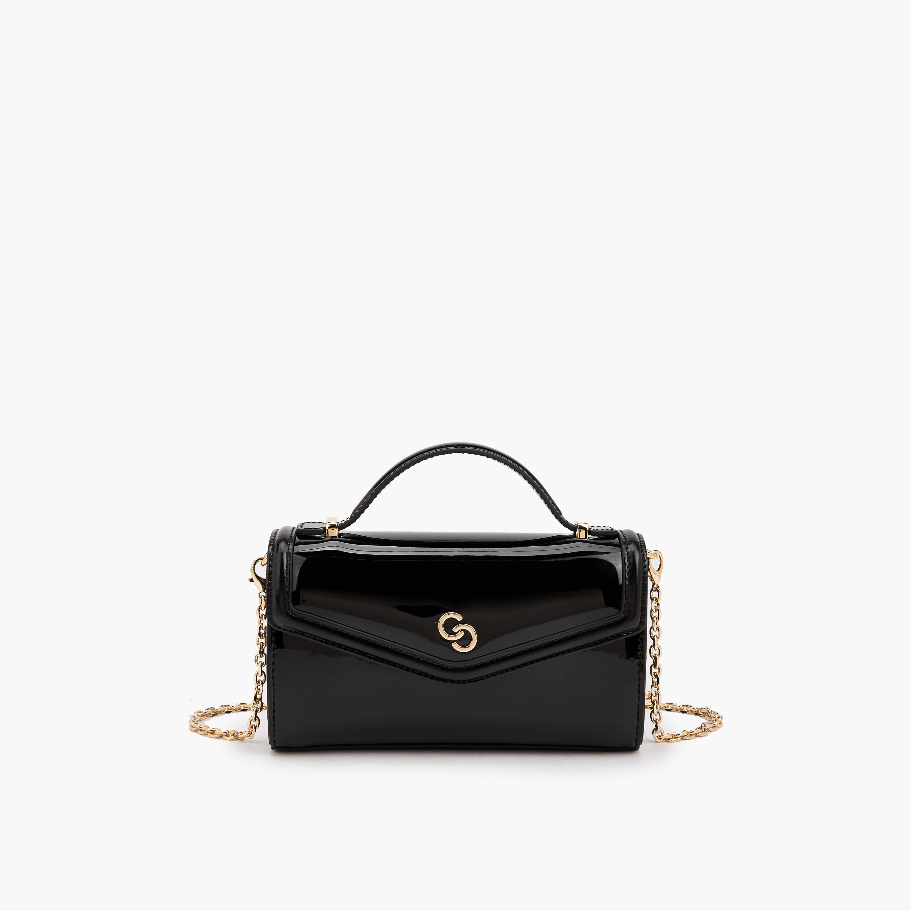 شنطة كروس بودي سادة بحزام سلسلة من سيليست-women-bagsandwallets-handbags-image-1