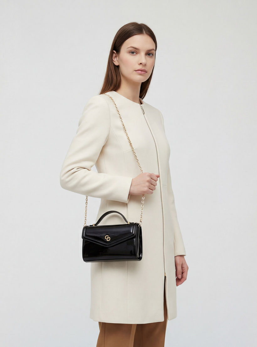 شنطة كروس بودي سادة بحزام سلسلة من سيليست-women-bagsandwallets-handbags-image-2