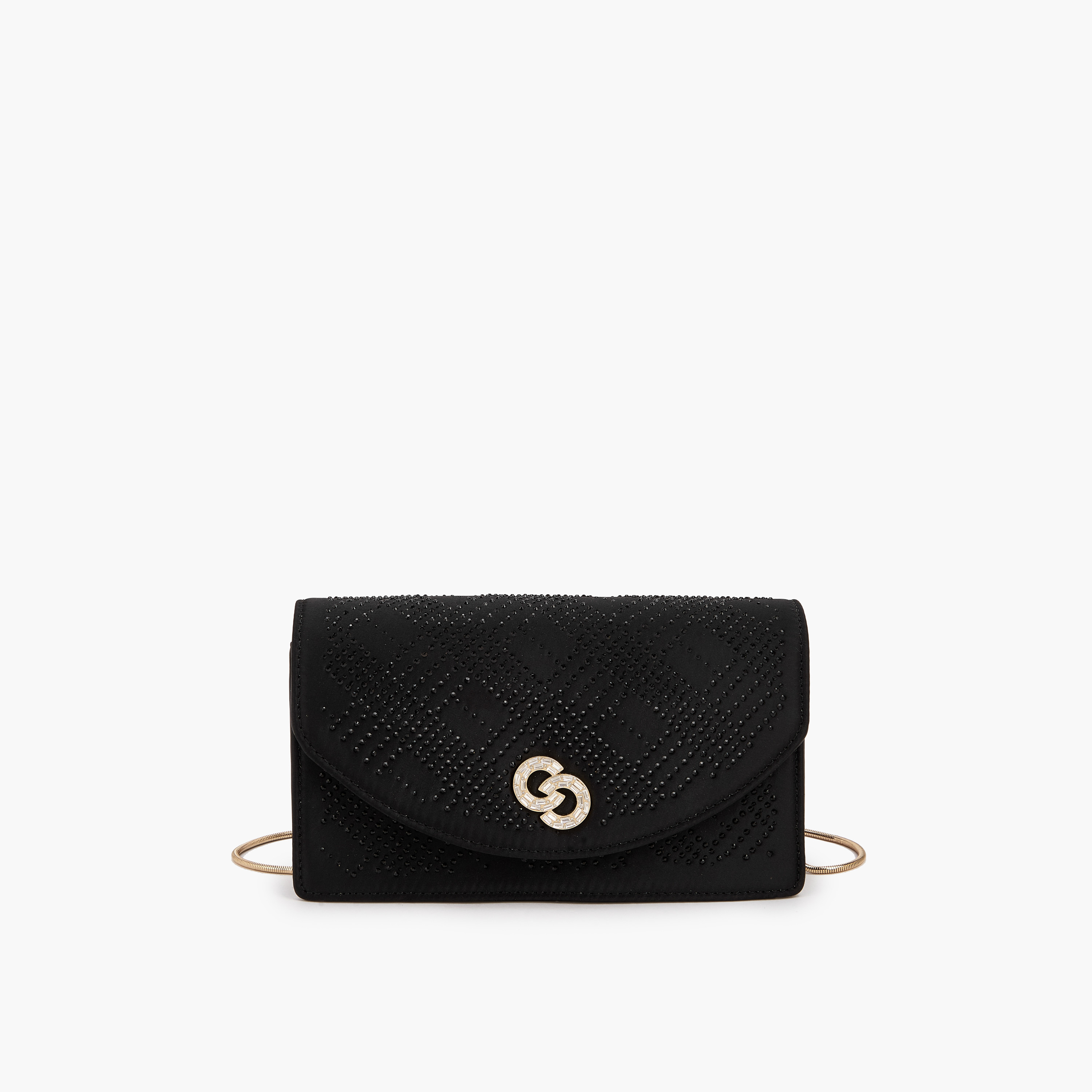 شنطة كروس بودي مزينة بحزام سلسلة قابل للفصل من سيليست-women-bagsandwallets-handbags-image-1