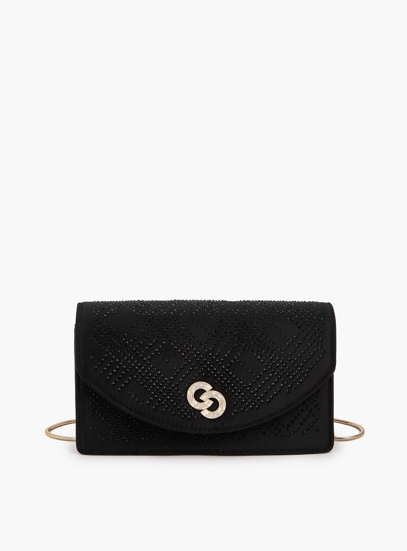 شنطة كروس بودي مزينة بحزام سلسلة قابل للفصل من سيليست-women-bagsandwallets-handbags-image-1