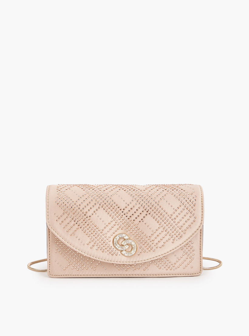 شنطة كروس بودي مزينة بحزام سلسلة قابل للفصل من سيليست-women-bagsandwallets-handbags-image-1