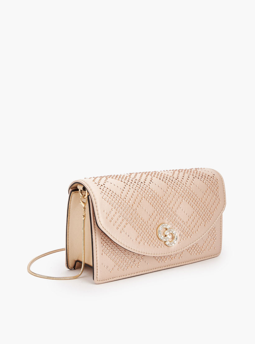 شنطة كروس بودي مزينة بحزام سلسلة قابل للفصل من سيليست-women-bagsandwallets-handbags-image-4