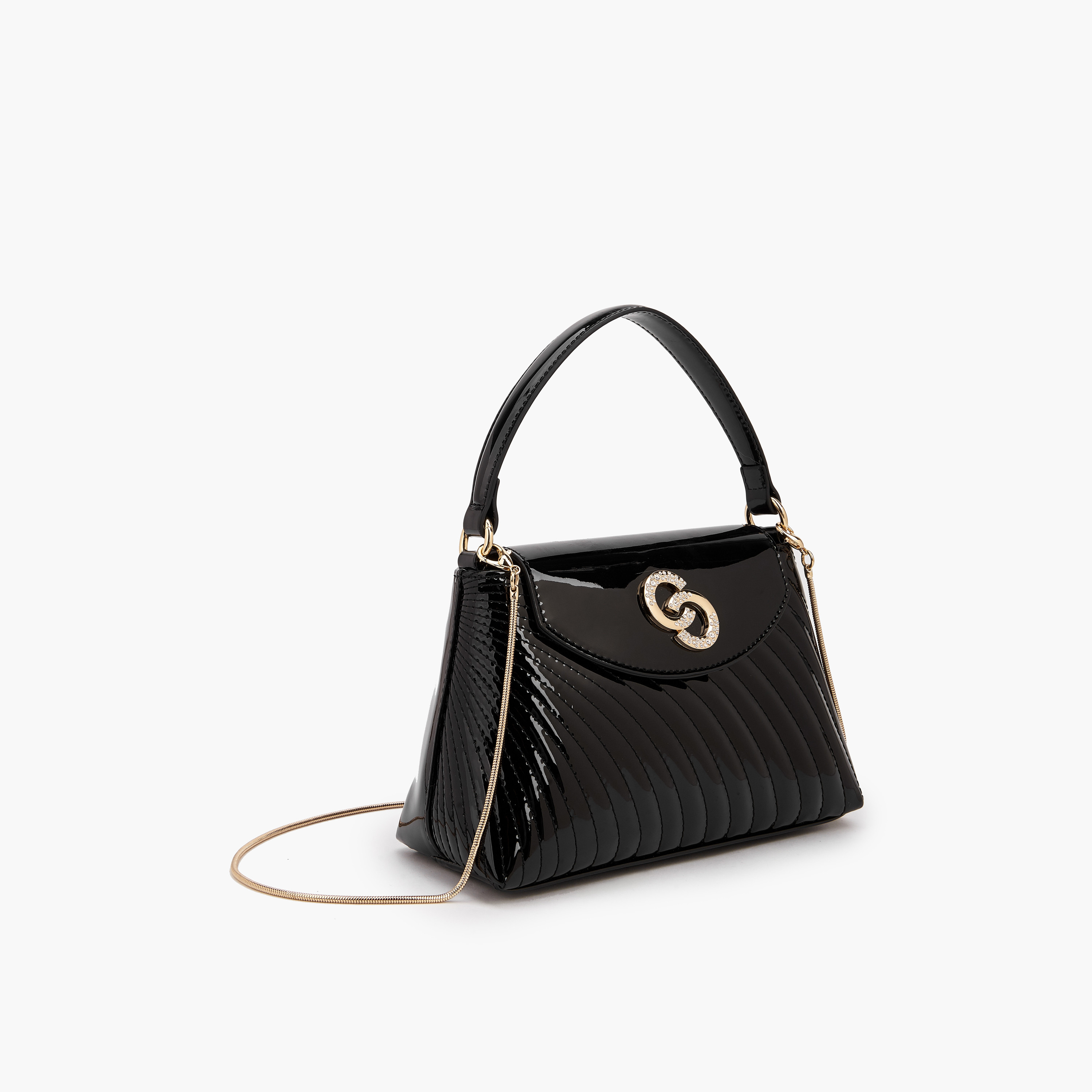 شنطة كروس بودي مبطنة بحزام سلسلة من سيليست-women-bagsandwallets-handbags-image-4