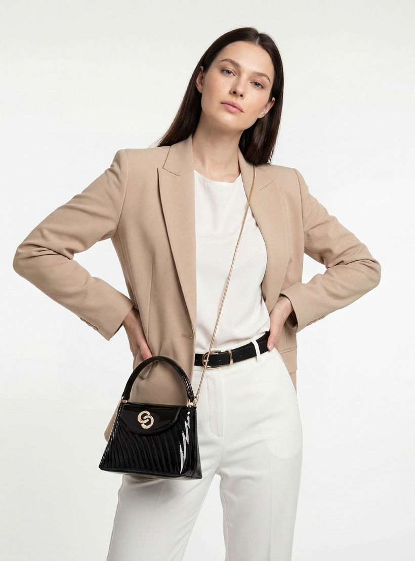 شنطة كروس بودي مبطنة بحزام سلسلة من سيليست-women-bagsandwallets-handbags-image-2