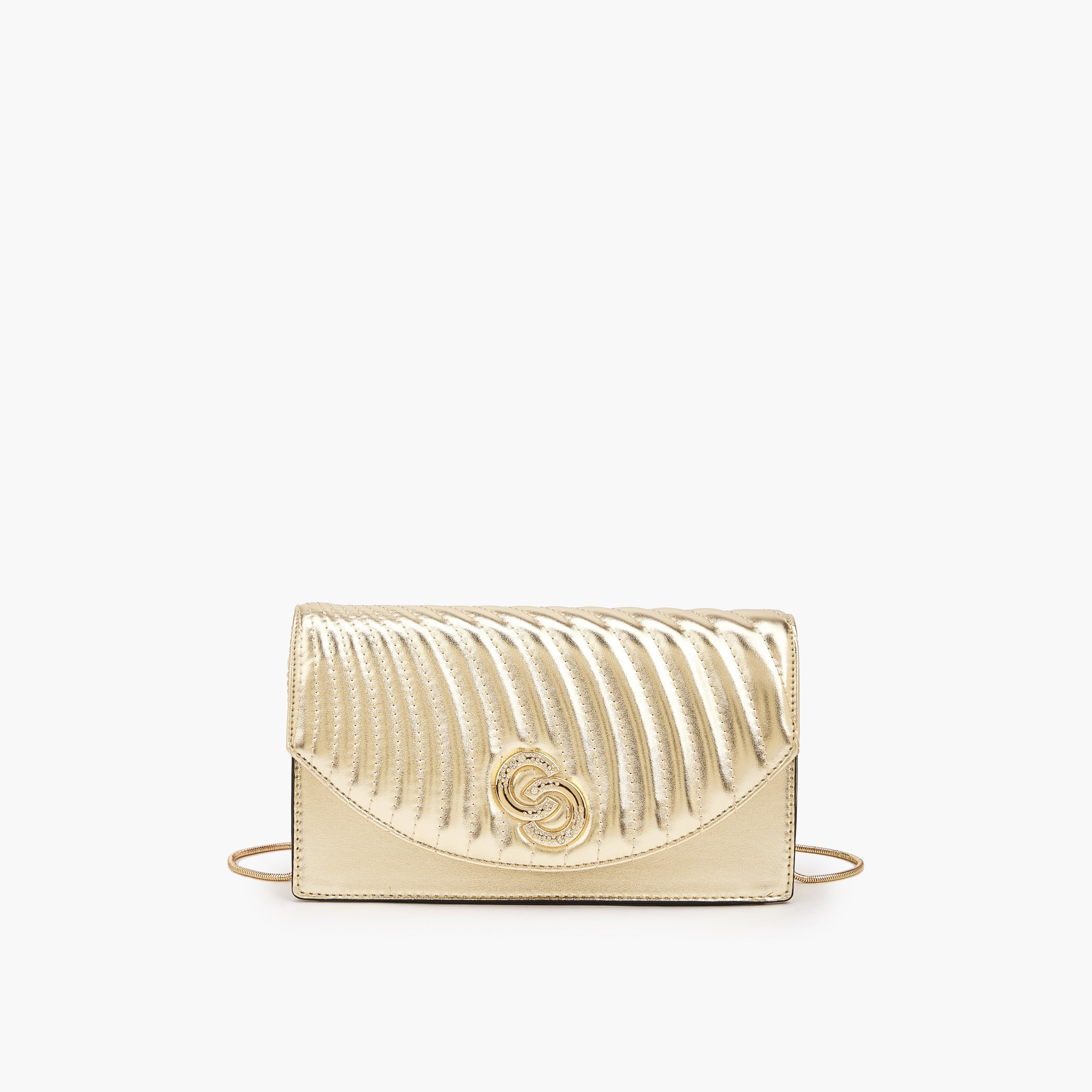 شنطة كروس بودي مبطّنة بسلسلة معدنية قابلة للفصل من سيليست-women-bagsandwallets-handbags-image-1