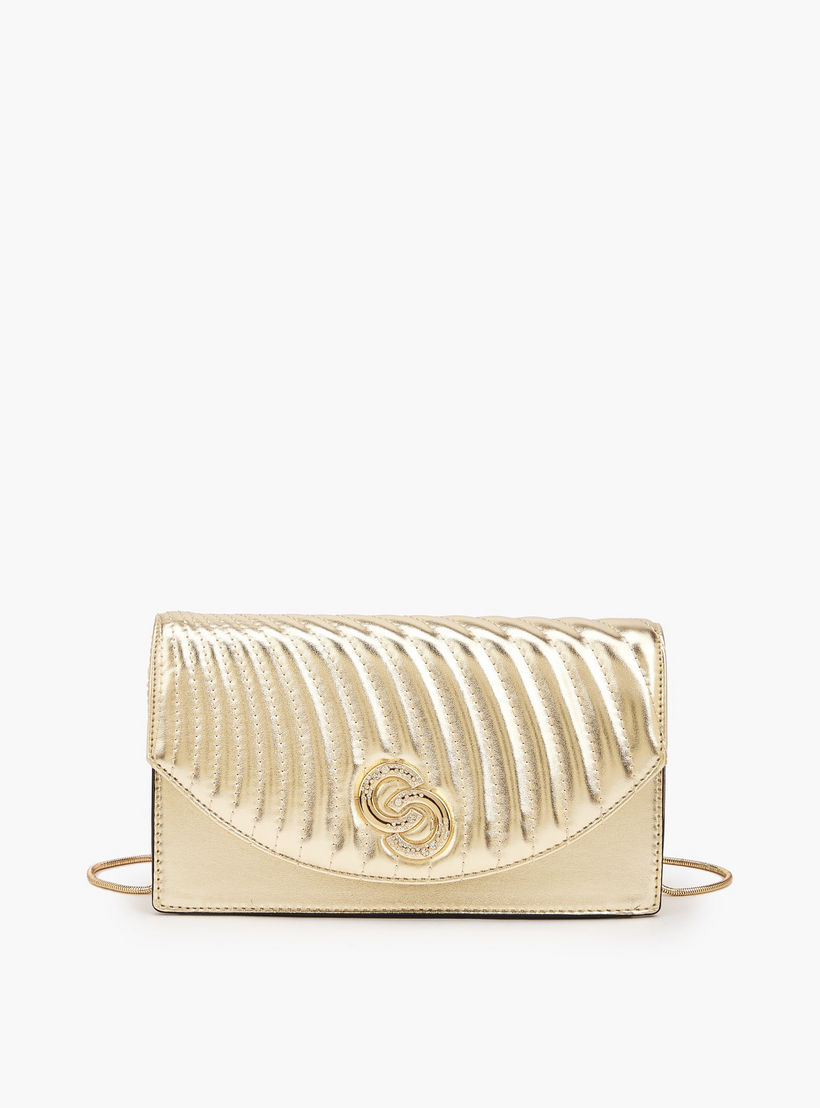 شنطة كروس بودي مبطّنة بسلسلة معدنية قابلة للفصل من سيليست-women-bagsandwallets-handbags-image-1