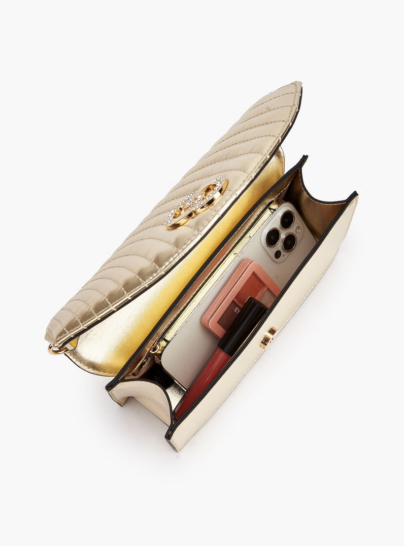شنطة كروس بودي مبطّنة بسلسلة معدنية قابلة للفصل من سيليست-women-bagsandwallets-handbags-image-8