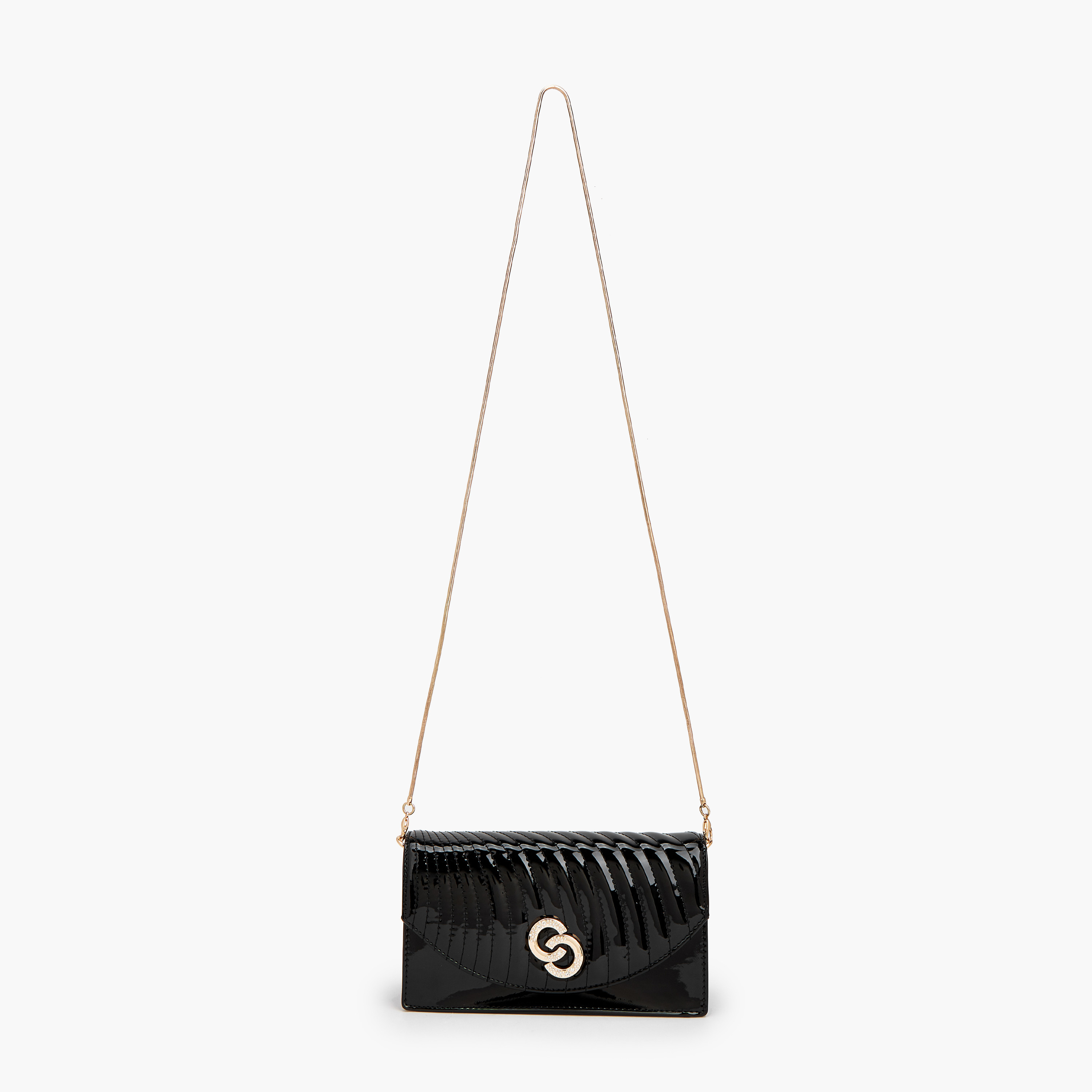 شنطة كروس بودي مبطّنة بسلسلة معدنية قابلة للفصل من سيليست-women-bagsandwallets-handbags-image-3
