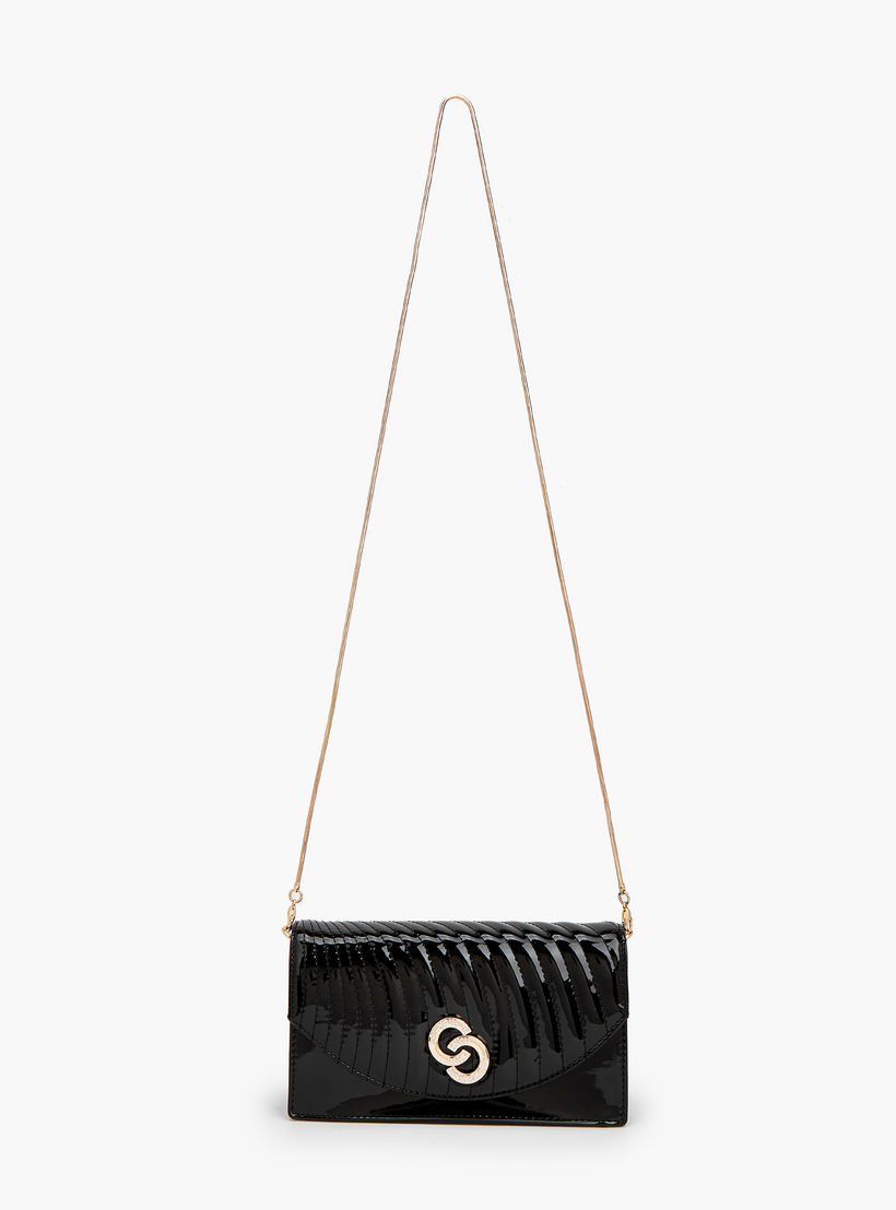 شنطة كروس بودي مبطّنة بسلسلة معدنية قابلة للفصل من سيليست-women-bagsandwallets-handbags-image-3