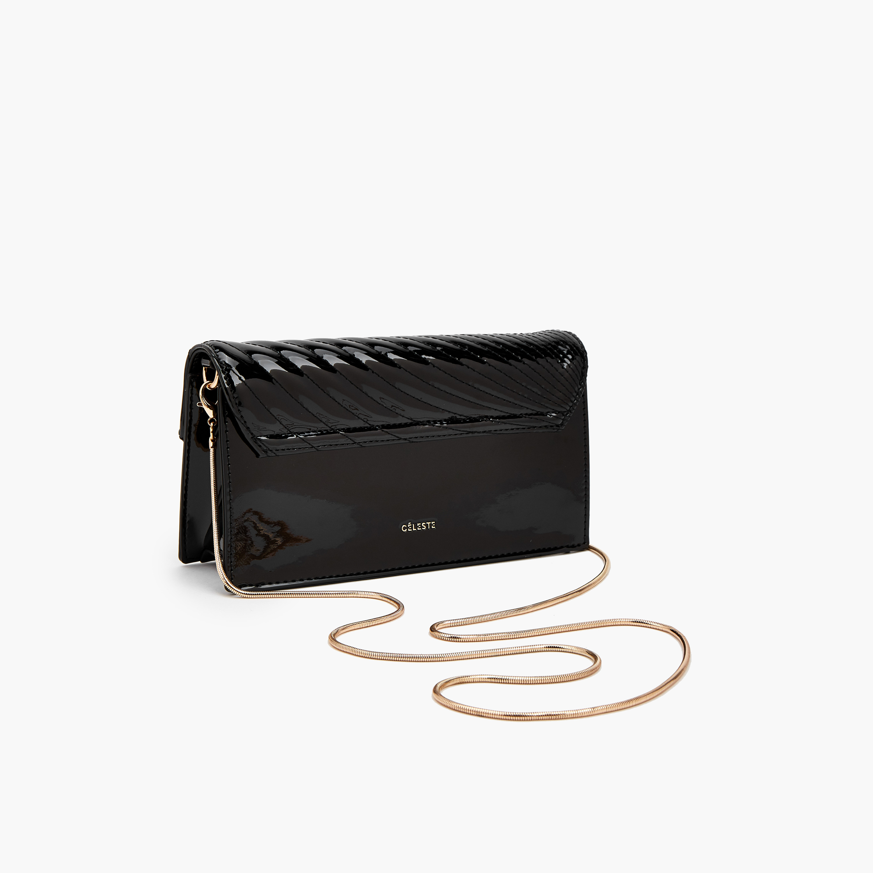 شنطة كروس بودي مبطّنة بسلسلة معدنية قابلة للفصل من سيليست-women-bagsandwallets-handbags-image-6