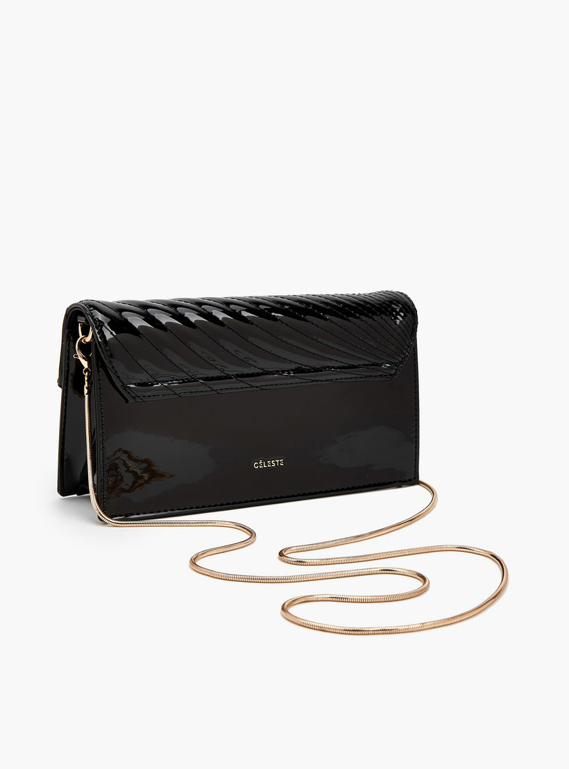 شنطة كروس بودي مبطّنة بسلسلة معدنية قابلة للفصل من سيليست-women-bagsandwallets-handbags-image-6