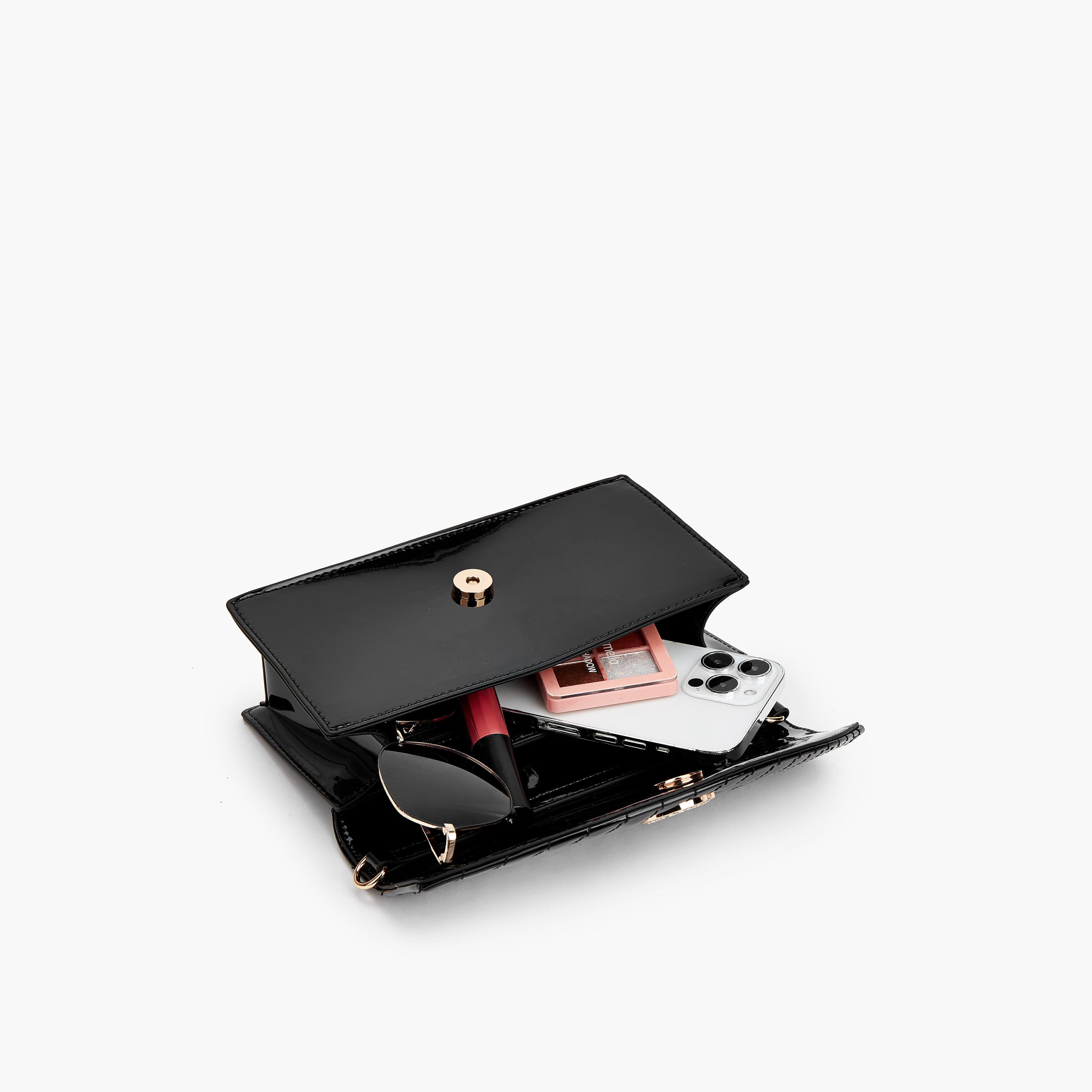 شنطة كروس بودي مبطّنة بسلسلة معدنية قابلة للفصل من سيليست-women-bagsandwallets-handbags-image-8