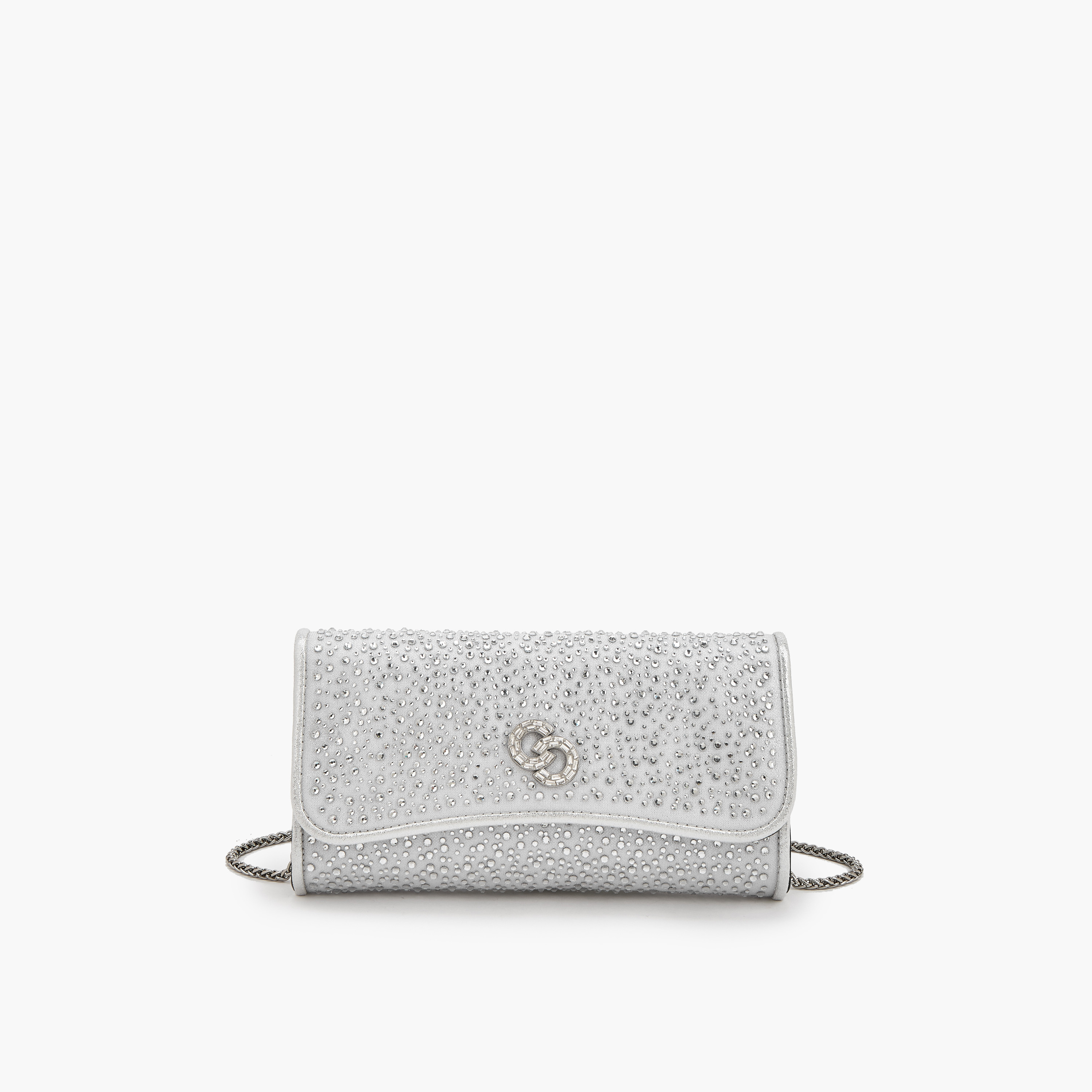 شنطة كروسبودي مزينة بحزام سلسلة قابل للفصل من سيليست-women-bagsandwallets-handbags-image-1